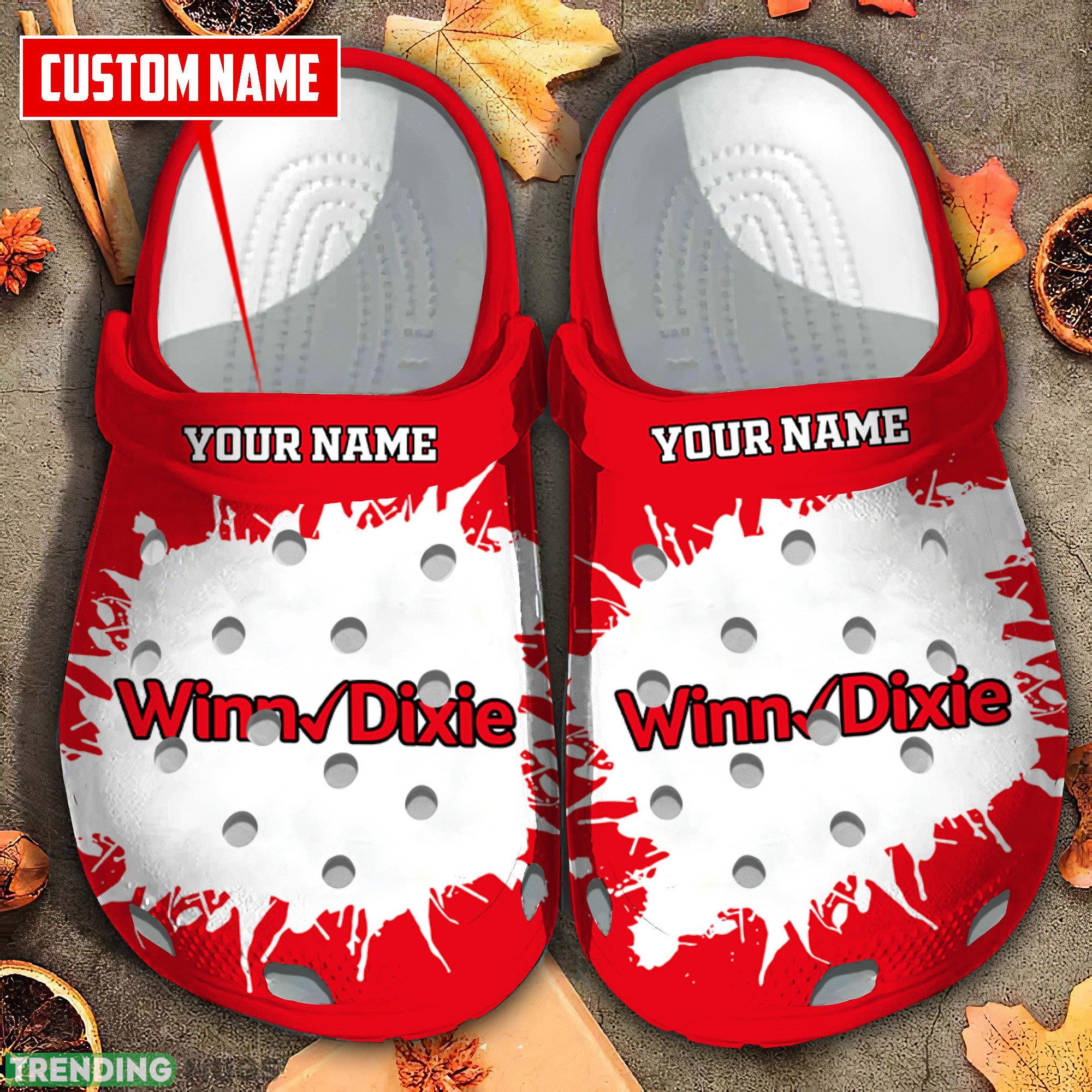 Winn-Dixie Clogs Shoes Custom Name Logo Brands Gift Beach Summer - Winn-Dixie Clogs Shoes Custom Name Logo Brands Gift Beach Summer