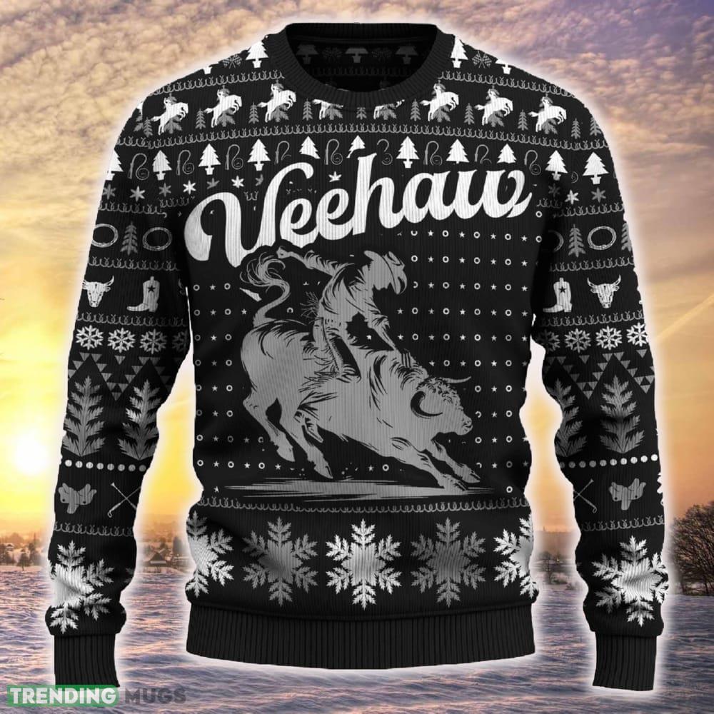 Yeehaw Bull Dogging Christmas Tree 3D Sweater Ideas Gift For Men And Women - Yeehaw Bull Dogging Ugly Christmas Sweater_ 1 Yeehaw Bull Dogging Christmas Tree 3D Sweater Ideas Gift For Men And Women - Yeehaw Bull Dogging Ugly Christmas Sweater_ 1