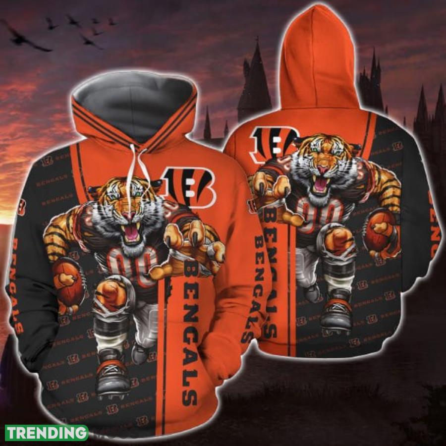 Cincinnati Bengals Full Printed 3D Hoodie Zip Hoodie Product Photo 1 Cincinnati Bengals Full Printed 3D Hoodie Zip Hoodie Product Photo 1