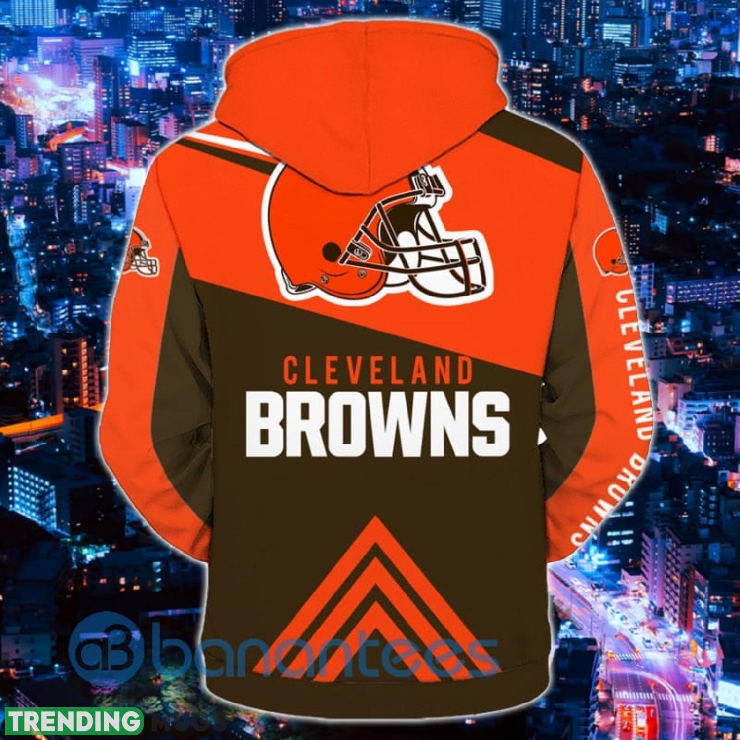 Cleveland Browns Black And Orange Full Printed 3D Hoodie Zip Hoodie 3D All Over Print, 3D Hoodies Cleveland Browns Black And Orange Full Printed 3D Hoodie Zip Hoodie 3D All Over Print, 3D Hoodies