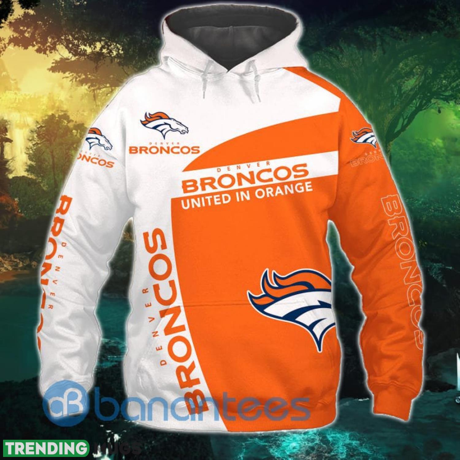 Denver Broncos Broncos United In Orange Full Printed 3D Hoodie Zip Hoodie Product Photo 1 Denver Broncos Broncos United In Orange Full Printed 3D Hoodie Zip Hoodie Product Photo 1