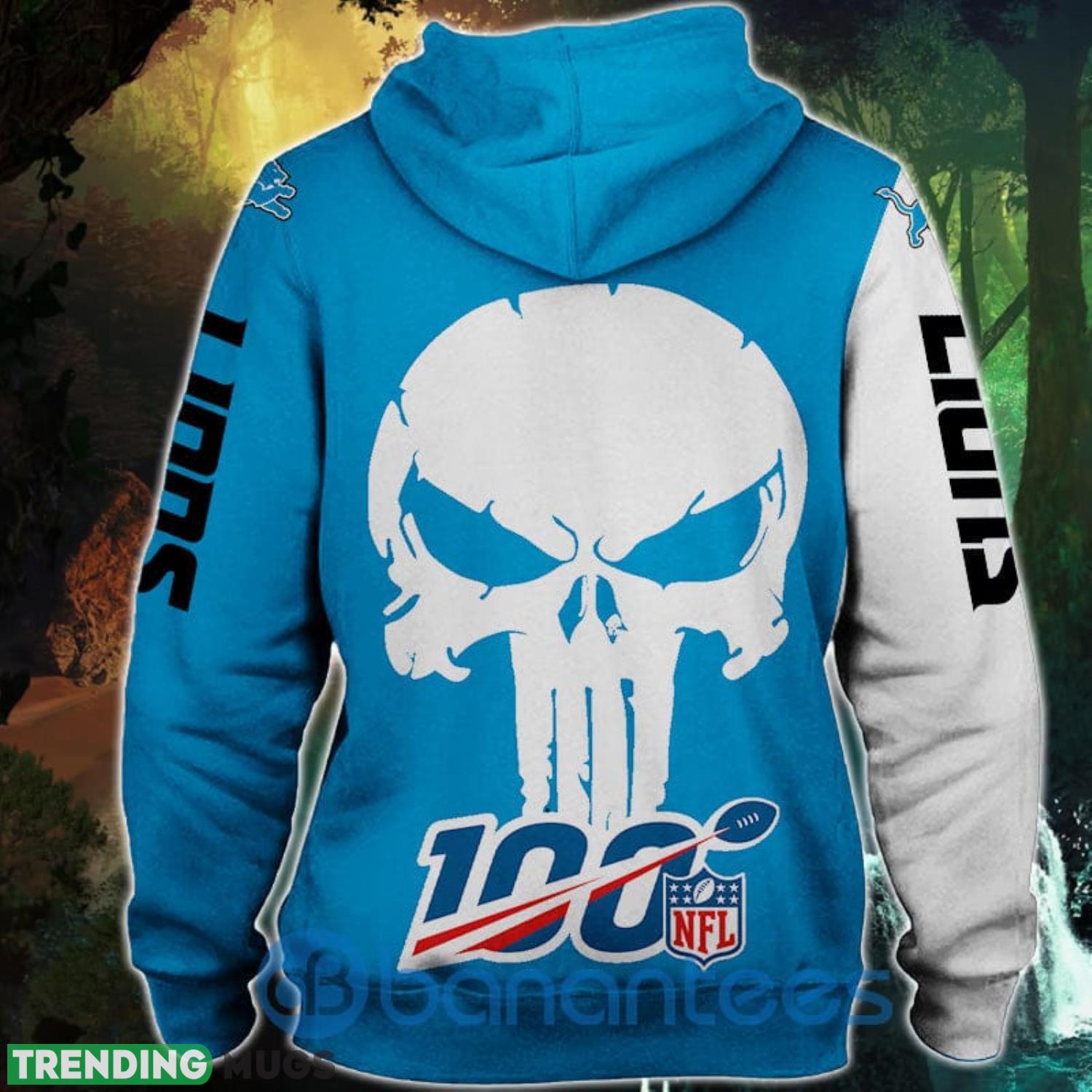 Detroit Lions Skull Design Full Printed 3D Hoodie Zip Hoodie 3D All Over Print, 3D Hoodies Detroit Lions Skull Design Full Printed 3D Hoodie Zip Hoodie 3D All Over Print, 3D Hoodies