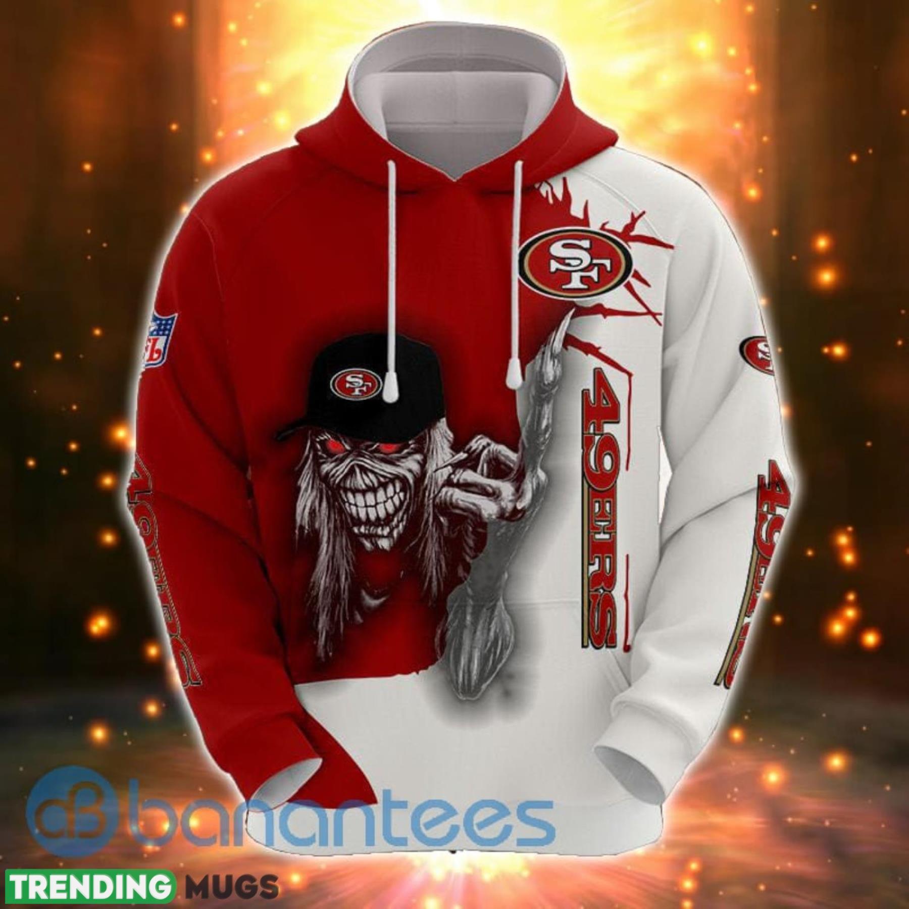 Iron Maiden San Francisco 49ersFull Printed 3D Hoodie, Zip Hoodie 3D All Over Print, 3D Hoodies Iron Maiden San Francisco 49ersFull Printed 3D Hoodie, Zip Hoodie 3D All Over Print, 3D Hoodies