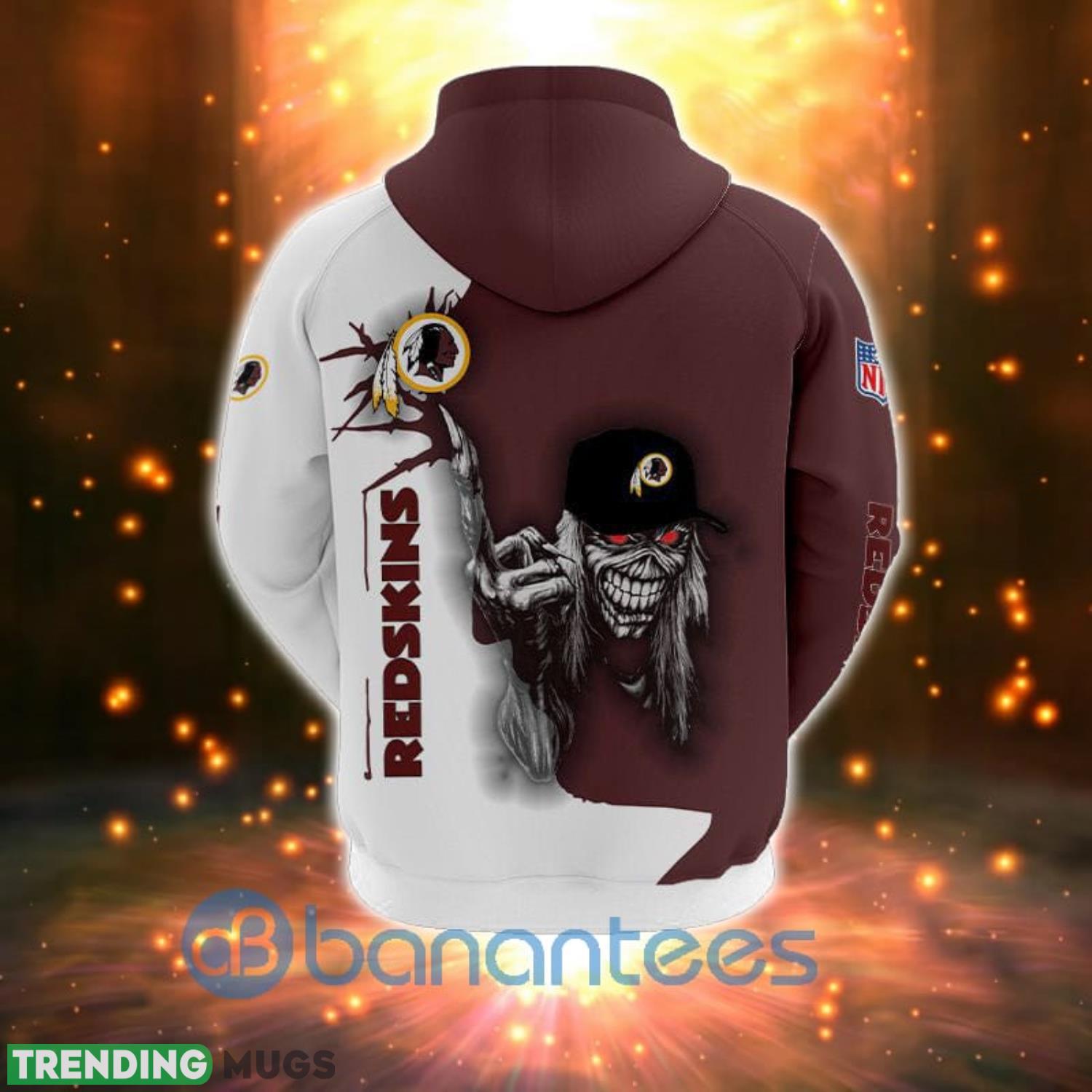Iron Maiden Washington Redskins All Over Printed 3D Hoodie Zip Hoodie 3D All Over Print, 3D Hoodies Iron Maiden Washington Redskins All Over Printed 3D Hoodie Zip Hoodie 3D All Over Print, 3D Hoodies