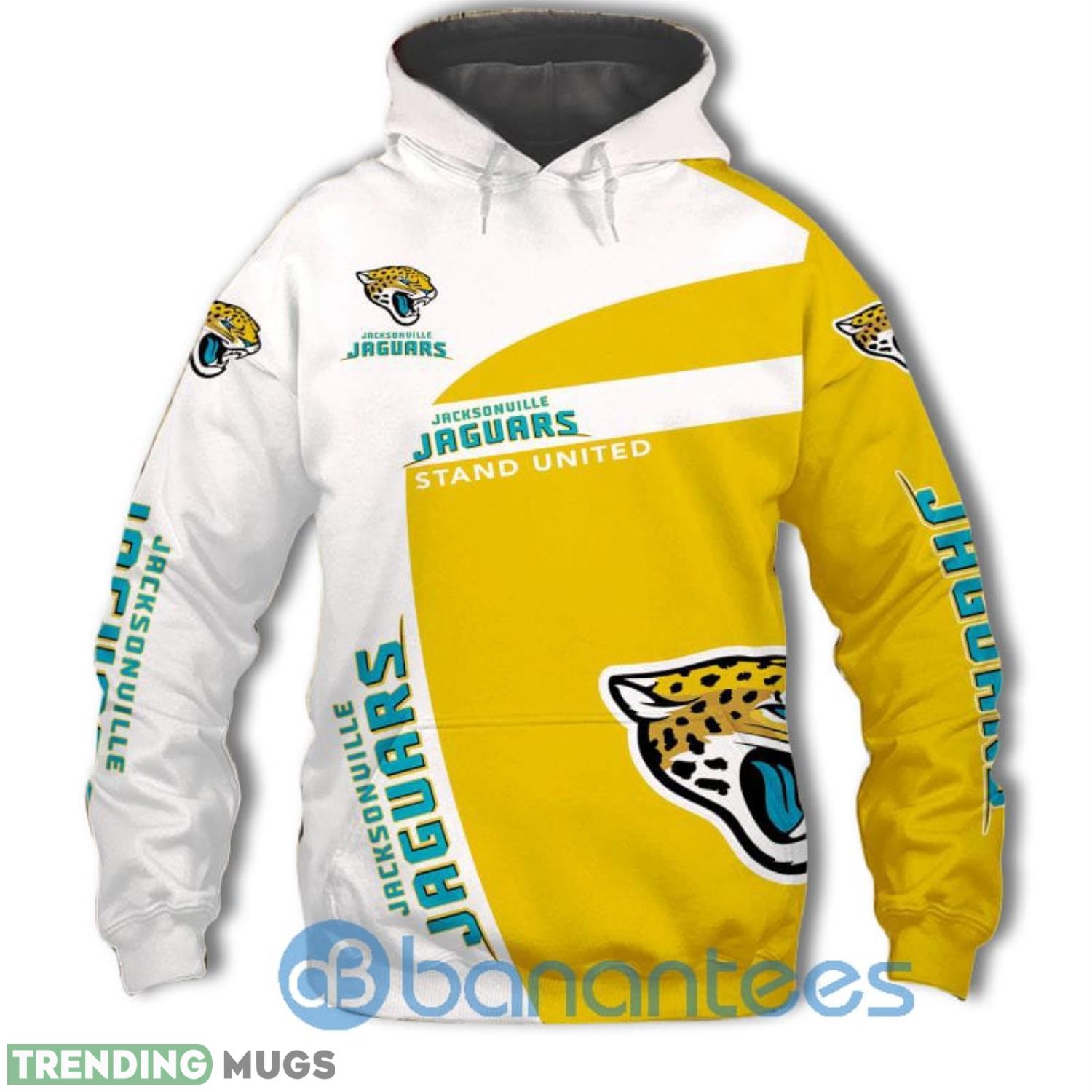 Jacksonville Jaguars All Over Printed 3D Hoodie Product Photo 1 Jacksonville Jaguars All Over Printed 3D Hoodie Product Photo 1