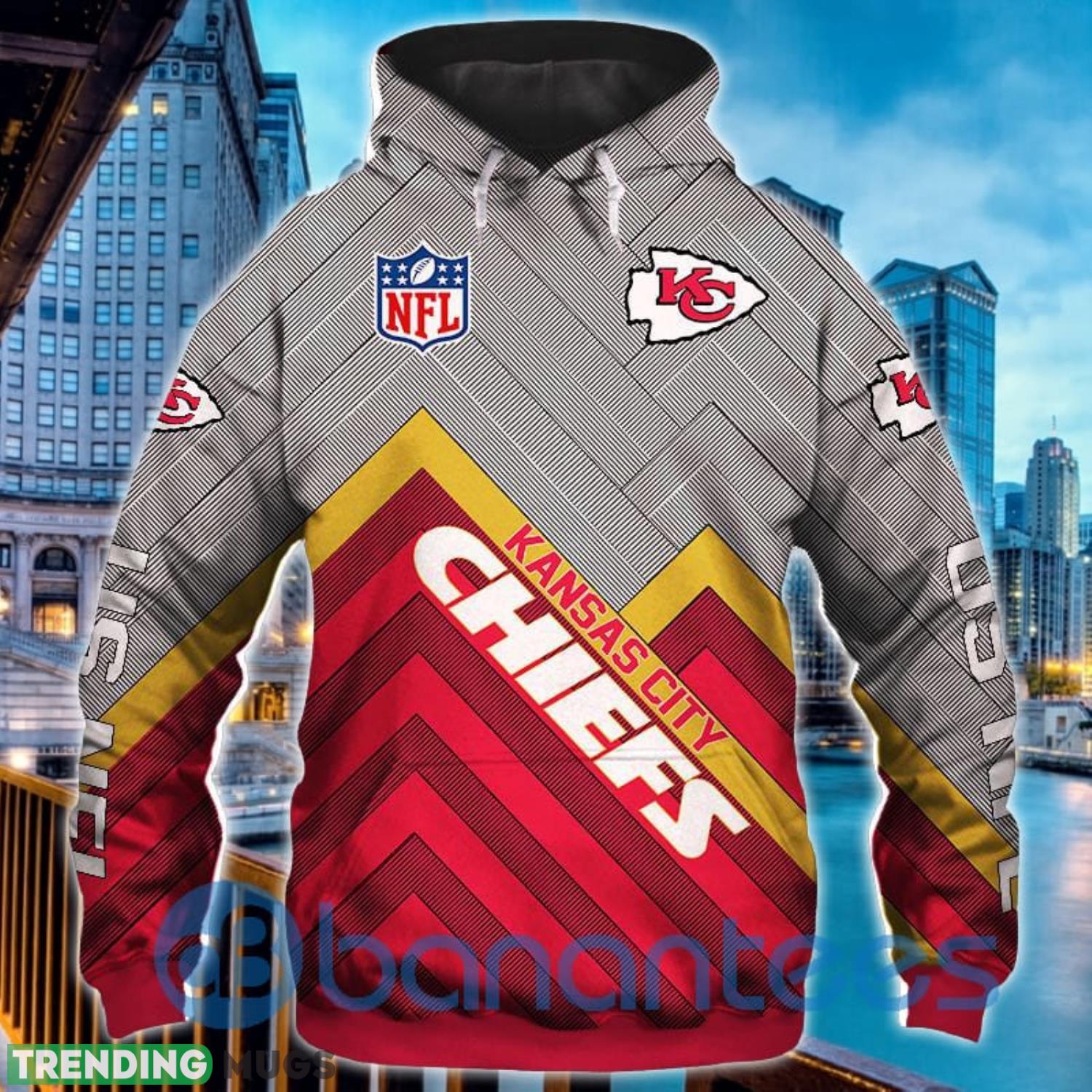 Kansas City Chiefs All Over Printed 3D Hoodie Zip Hoodie Product Photo 1 Kansas City Chiefs All Over Printed 3D Hoodie Zip Hoodie Product Photo 1