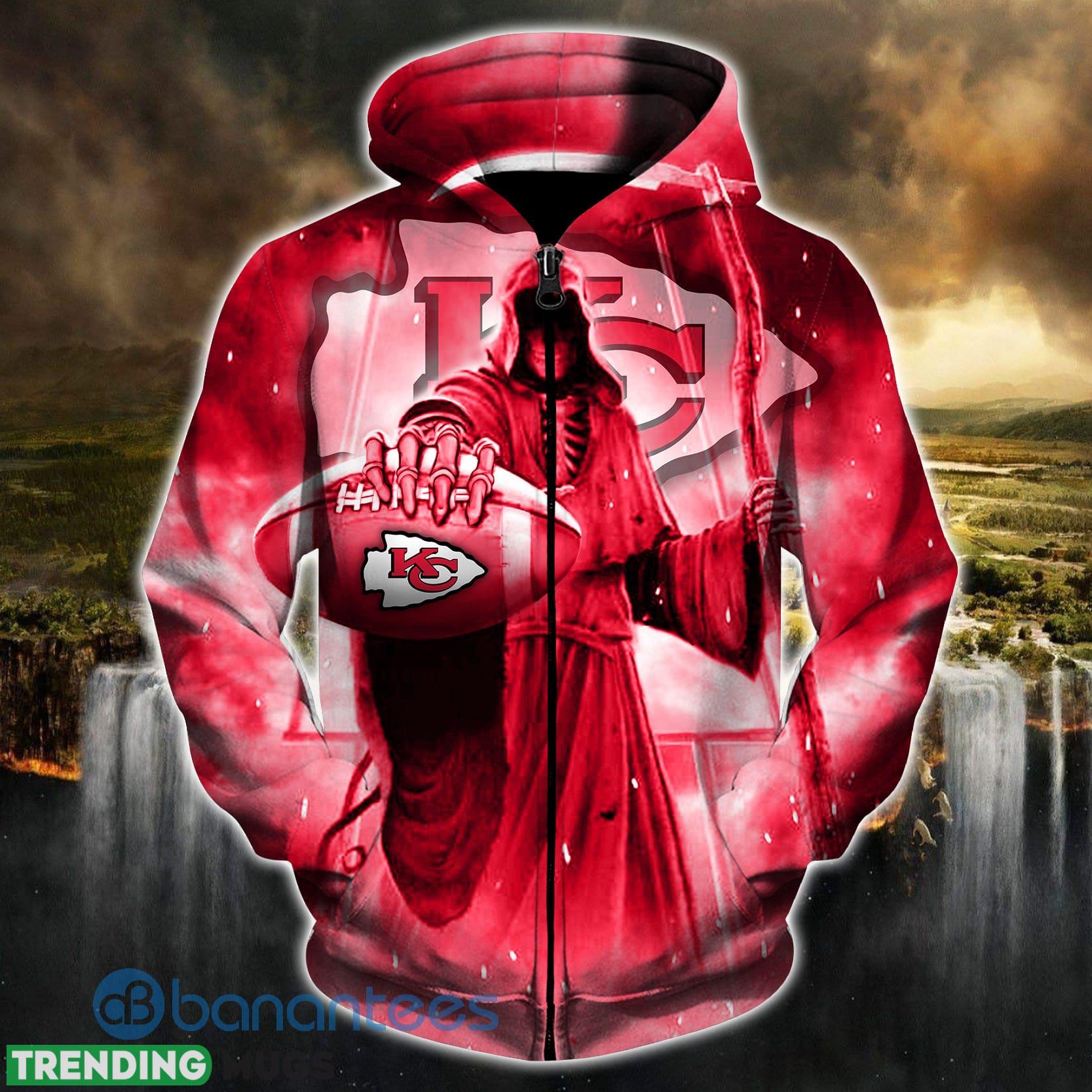 Kansas City Chiefs Death Skull All Over Printed 3D Hoodie Zip Hoodie 3D All Over Print, 3D Hoodies Kansas City Chiefs Death Skull All Over Printed 3D Hoodie Zip Hoodie 3D All Over Print, 3D Hoodies