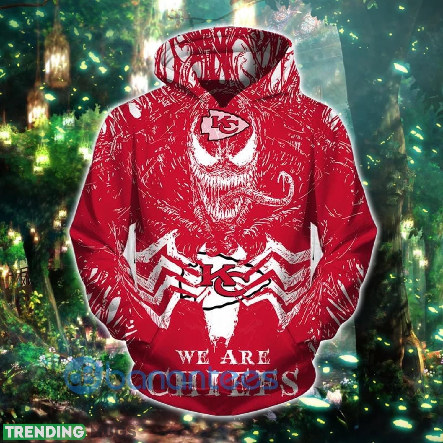 Kansas City Chiefs Venom Hoodies All Over Printed 3D Hoodie, Zip Hoodie Product Photo 1 Kansas City Chiefs Venom Hoodies All Over Printed 3D Hoodie, Zip Hoodie Product Photo 1