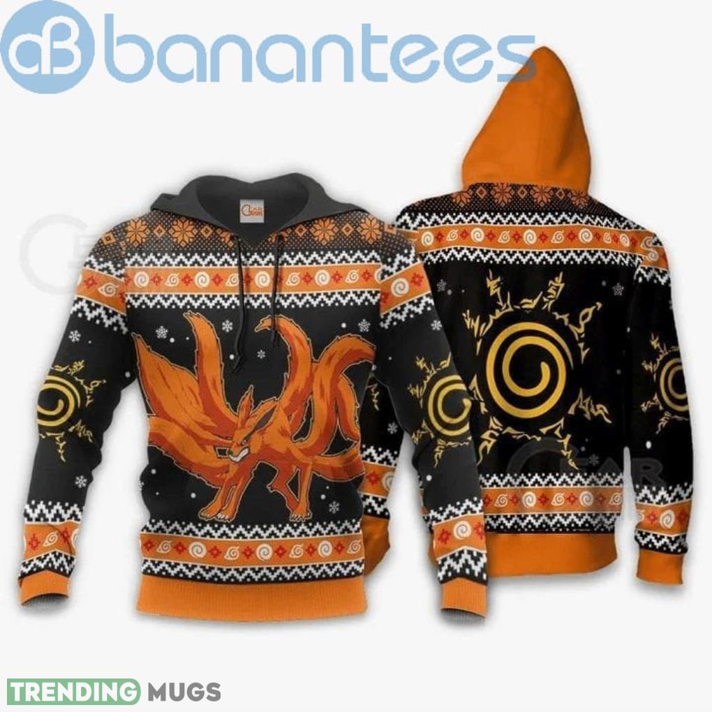 Kurama Nine Tails Ugly Christmas Anime Manga Naruto3D Hoodie Full Printed Product Photo 1 Kurama Nine Tails Ugly Christmas Anime Manga Naruto3D Hoodie Full Printed Product Photo 1