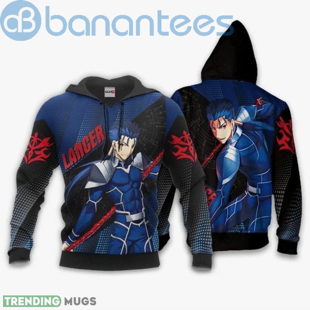 Lancer Anime Manga Fate Stay Night All Over Printed 3D Hoodie Product Photo 1 Lancer Anime Manga Fate Stay Night All Over Printed 3D Hoodie Product Photo 1