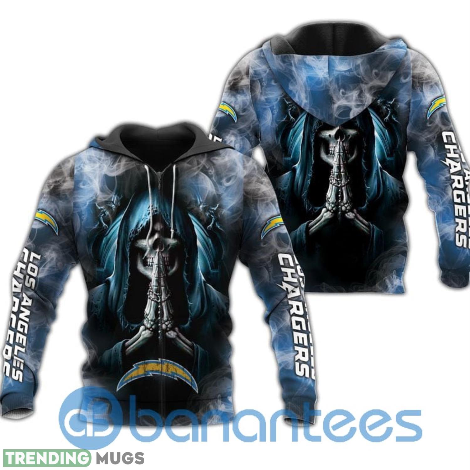 Los angeles Chargers Skull Smoke All Over Printed 3D Hoodie Zip Hoodie 3D All Over Print, 3D Hoodies Los angeles Chargers Skull Smoke All Over Printed 3D Hoodie Zip Hoodie 3D All Over Print, 3D Hoodies