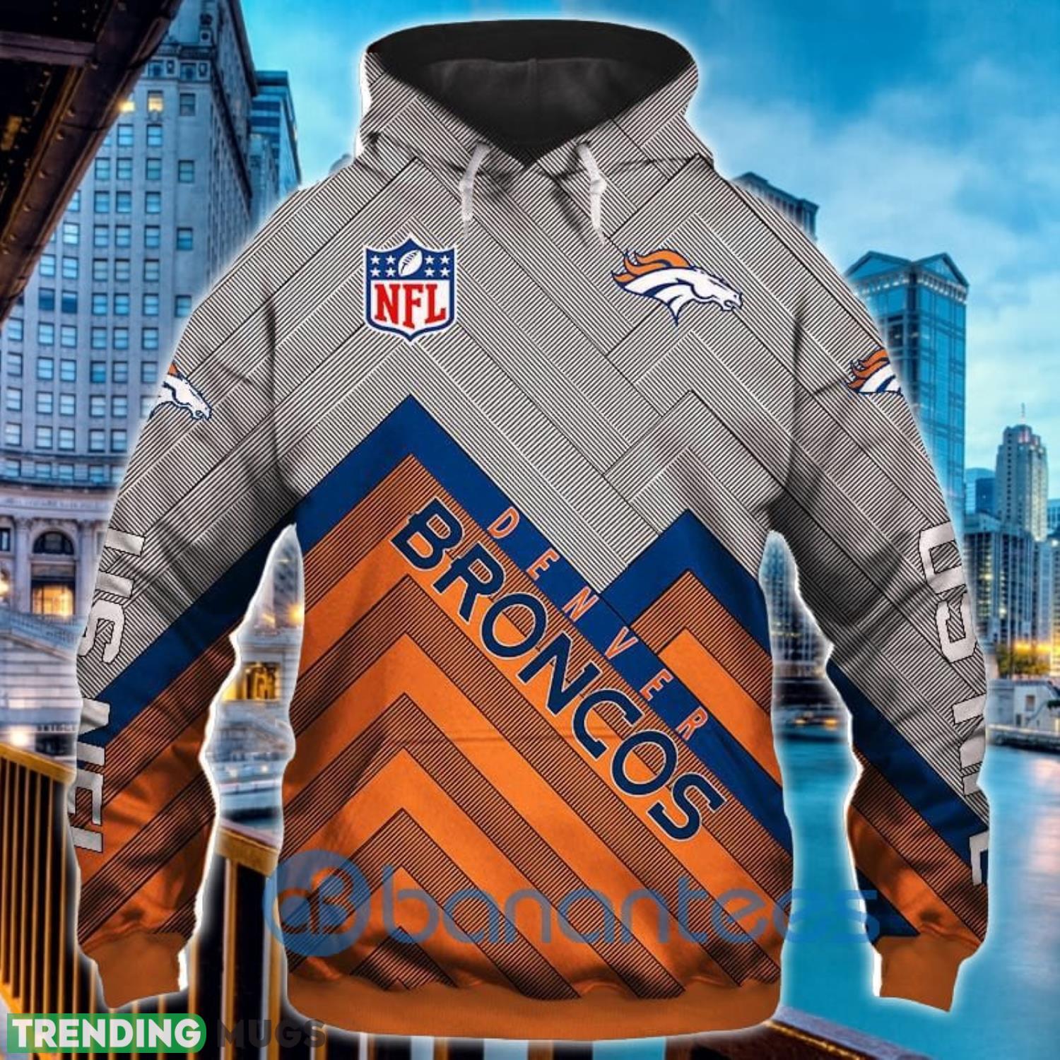 Men's Denver Broncos All Over Printed 3D Hoodie, Zip Hoodie Product Photo 1 Men's Denver Broncos All Over Printed 3D Hoodie, Zip Hoodie Product Photo 1