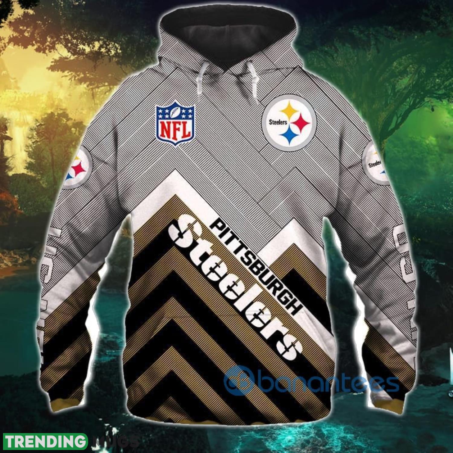 Men's Pittsburgh Steelers All Over Printed 3D Hoodie Zip Hoodie Product Photo 1 Men's Pittsburgh Steelers All Over Printed 3D Hoodie Zip Hoodie Product Photo 1