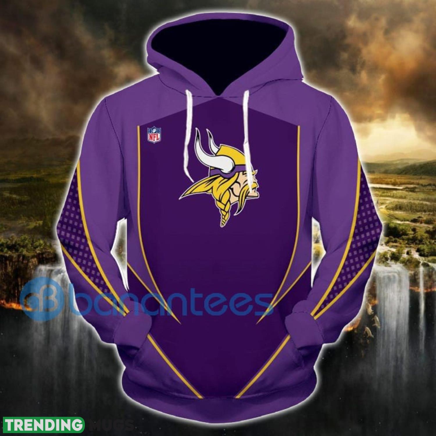 New Design NFL Football Minnesota Vikings All Over Printed 3D Hoodie Zip Hoodie Product Photo 1 New Design NFL Football Minnesota Vikings All Over Printed 3D Hoodie Zip Hoodie Product Photo 1