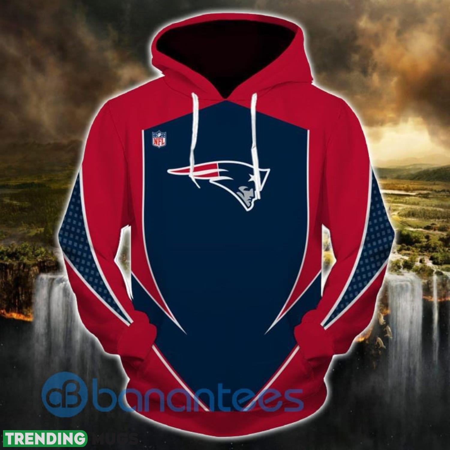 New Design Nfl Football New England Patriots All Over Printed 3D Hoodie Zip Hoodie Product Photo 1 New Design Nfl Football New England Patriots All Over Printed 3D Hoodie Zip Hoodie Product Photo 1