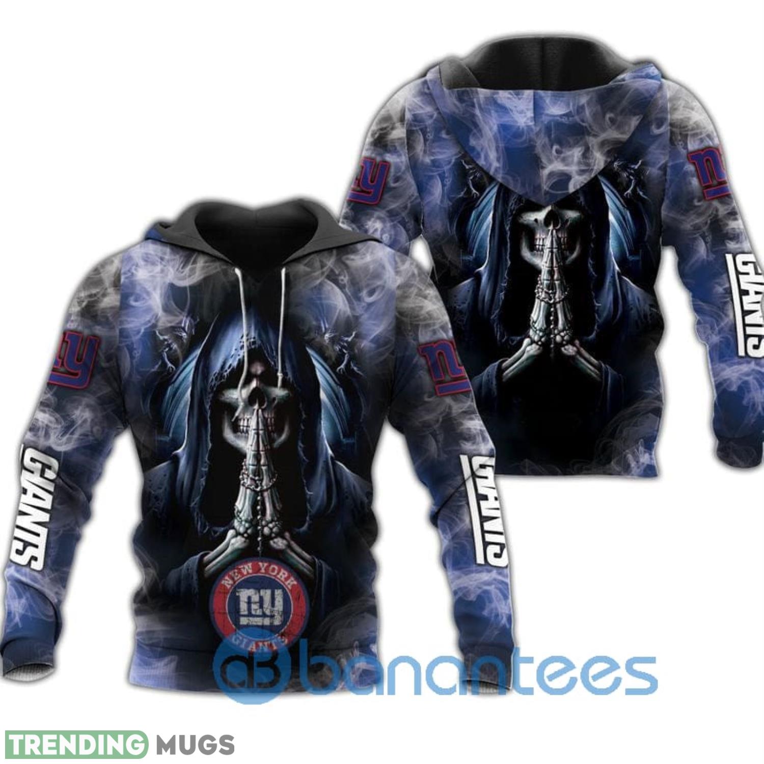 New York Giants Background Skull Smoke All Over Printed 3D Hoodie Zip Hoodie Product Photo 1 New York Giants Background Skull Smoke All Over Printed 3D Hoodie Zip Hoodie Product Photo 1