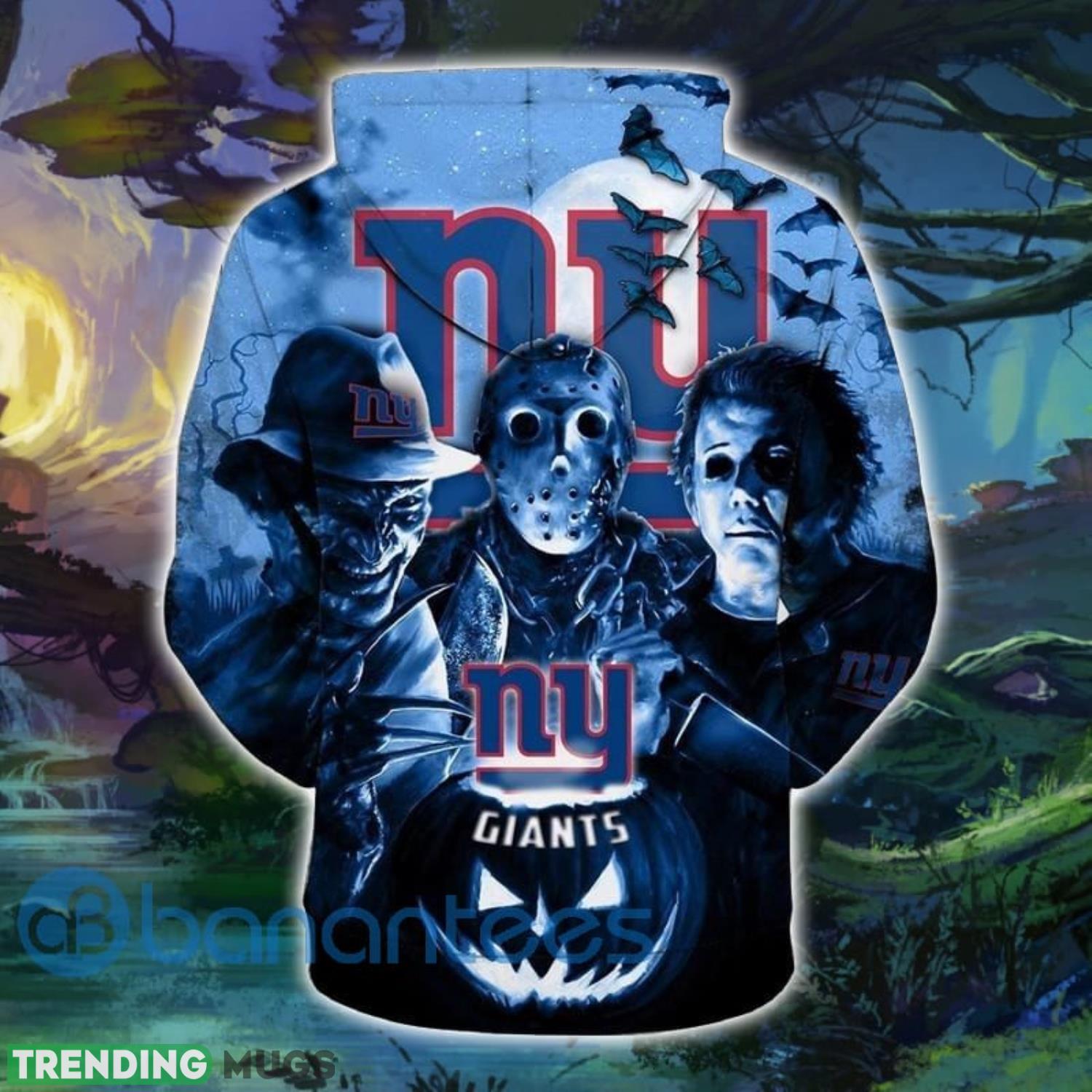 New York Giants Halloween Horror Night 3D Hoodie Zip Hoodie 3D All Over Print, 3D Hoodies New York Giants Halloween Horror Night 3D Hoodie Zip Hoodie 3D All Over Print, 3D Hoodies