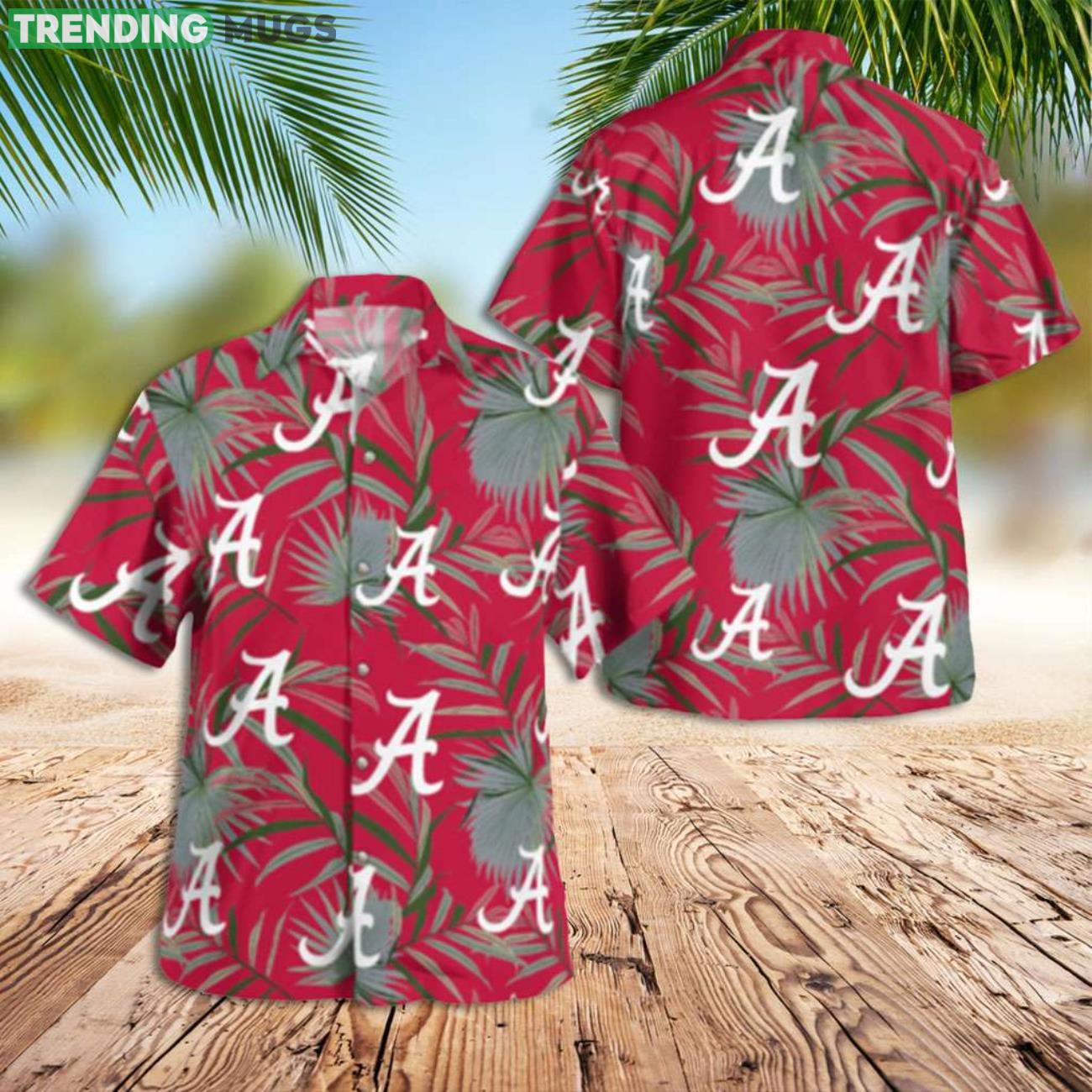 Alabama Cute Summer Gift Alabama Leaves Hawaiian Shirt Product Photo 1