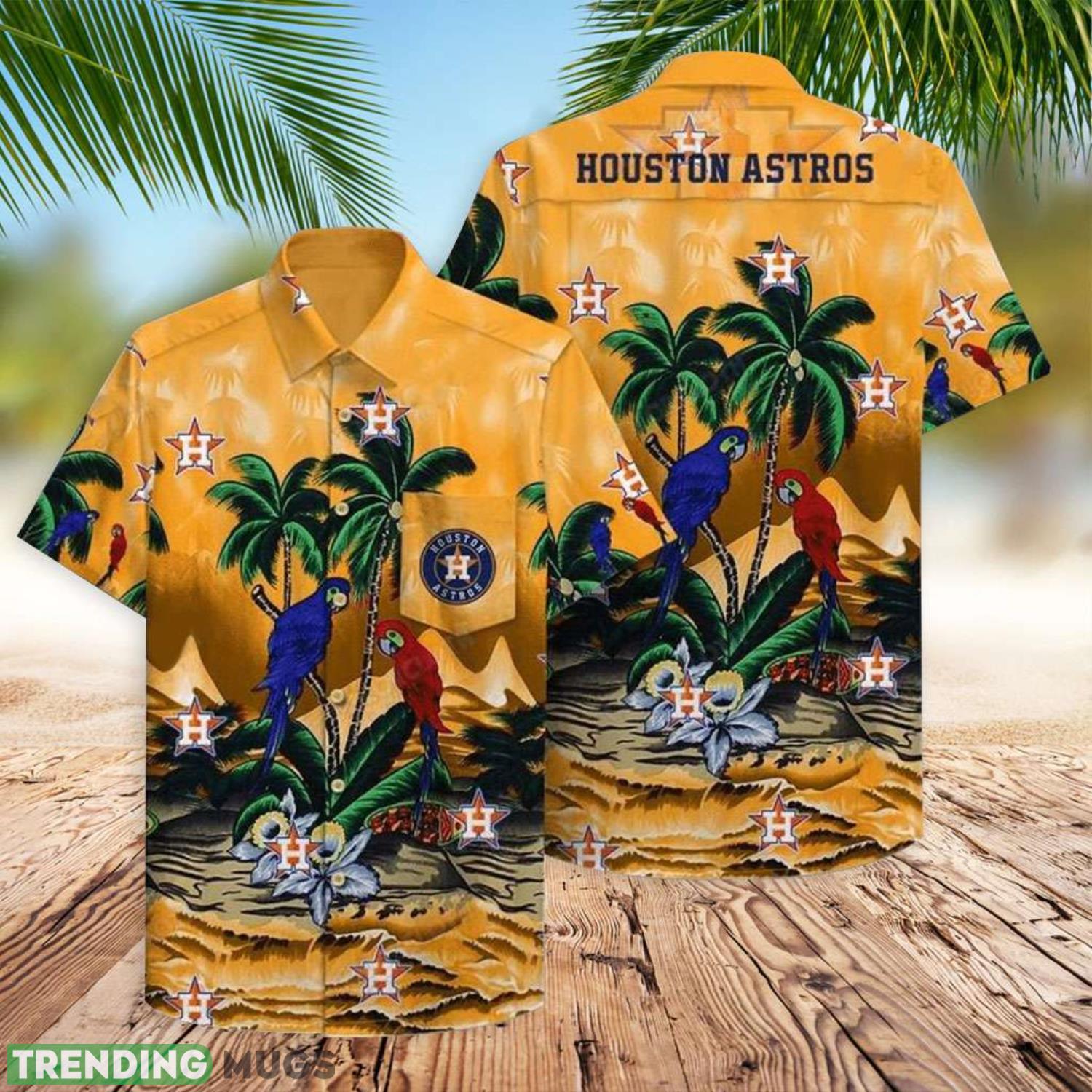 Astros Fans Houston Astros Parrots Couple Hawaiian Shirt Summer Gift For Men And Women Product Photo 1 Astros Fans Houston Astros Parrots Couple Hawaiian Shirt Summer Gift For Men And Women Product Photo 1