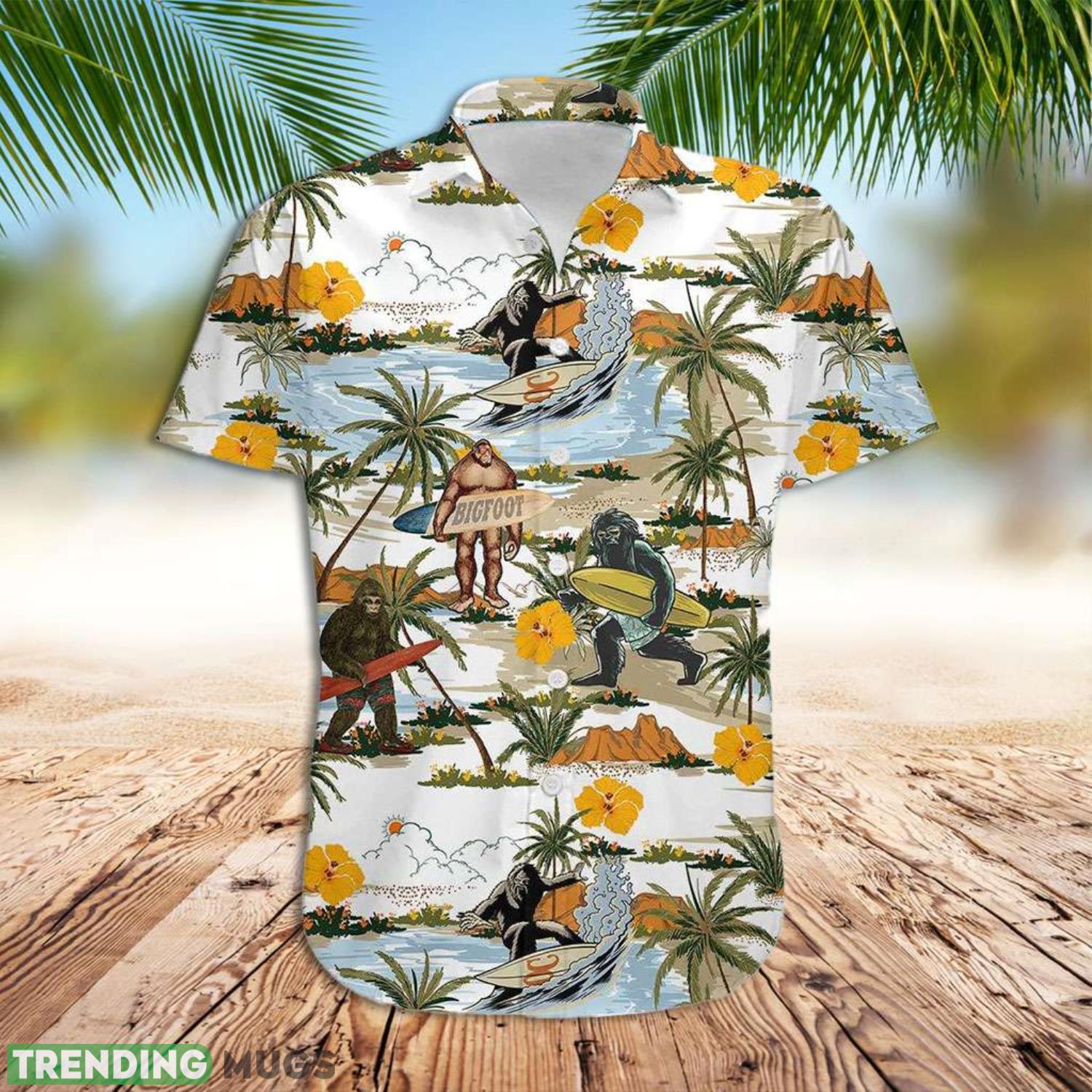 Bigfoot Lovers Bigfoot Surfing At The Beach Hawaiian Shirt Summer Gift For Men And Women Product Photo 1 Bigfoot Lovers Bigfoot Surfing At The Beach Hawaiian Shirt Summer Gift For Men And Women Product Photo 1