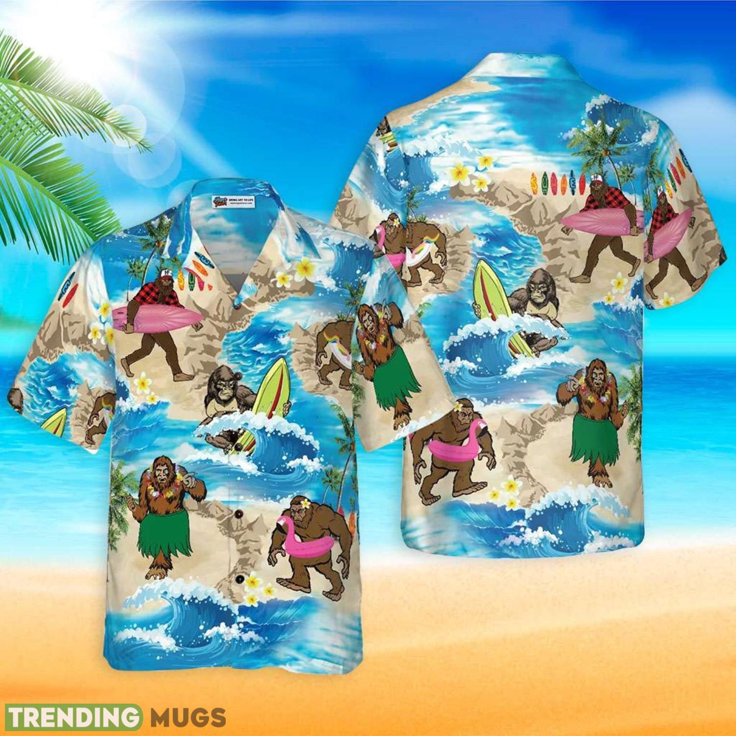 Bigfoot Lovers Bigfoots Are On Summer Vacation Hawaiian Shirt Summer Gift For Men And Women Product Photo 1 Bigfoot Lovers Bigfoots Are On Summer Vacation Hawaiian Shirt Summer Gift For Men And Women Product Photo 1