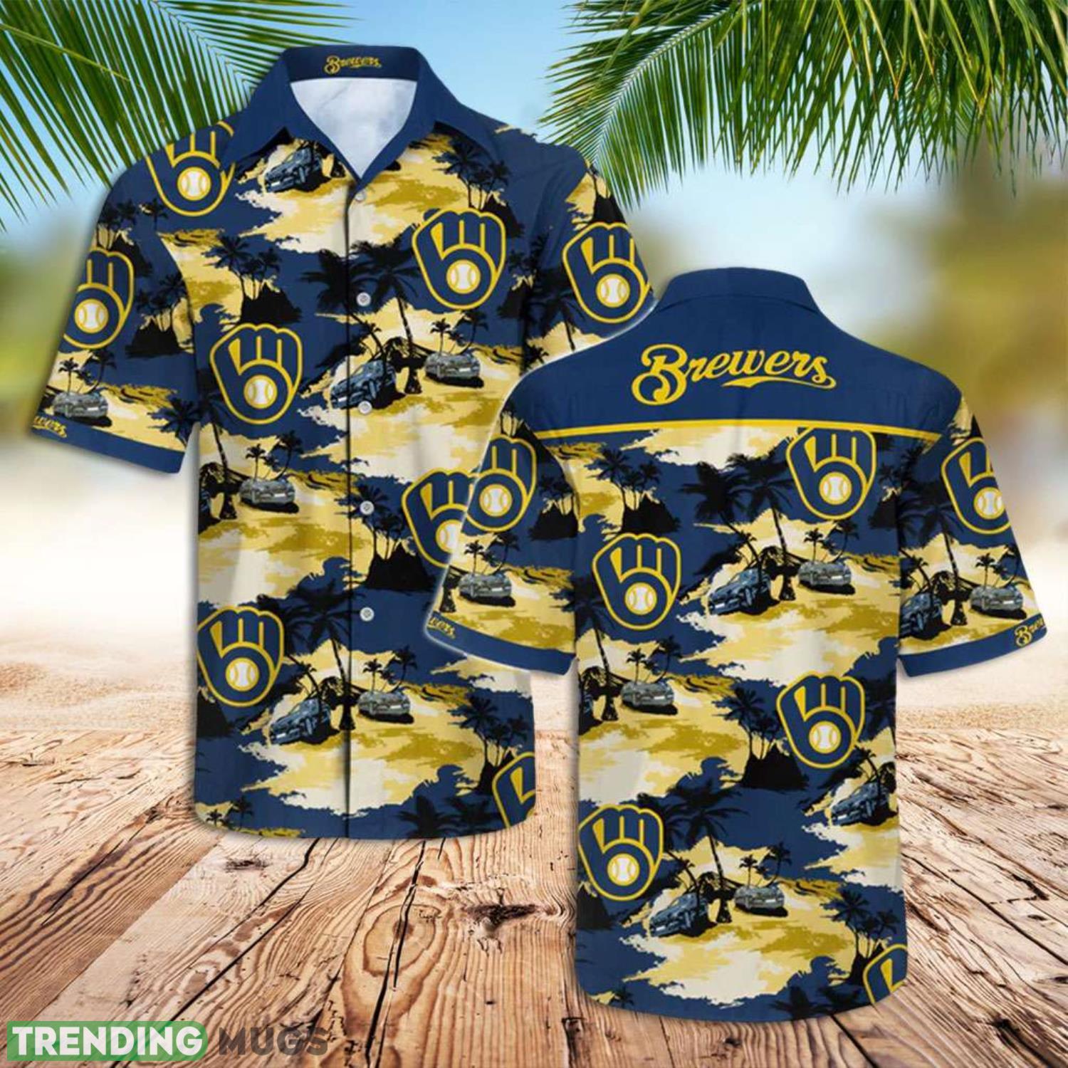 Brewers Fans Blue Tropical Island Hawaiian Shirt Summer Gift For Men And Women Product Photo 1 Brewers Fans Blue Tropical Island Hawaiian Shirt Summer Gift For Men And Women Product Photo 1