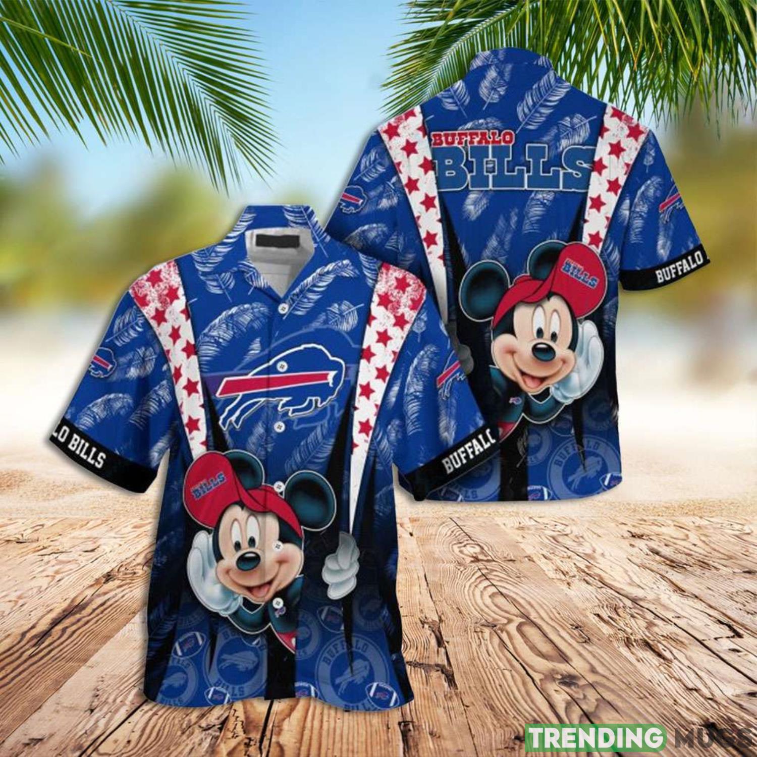 Buffalo Bills Button Shirt Bills Mickey Mouse Aloha Hawaiian Shirt Product Photo 1 Buffalo Bills Button Shirt Bills Mickey Mouse Aloha Hawaiian Shirt Product Photo 1