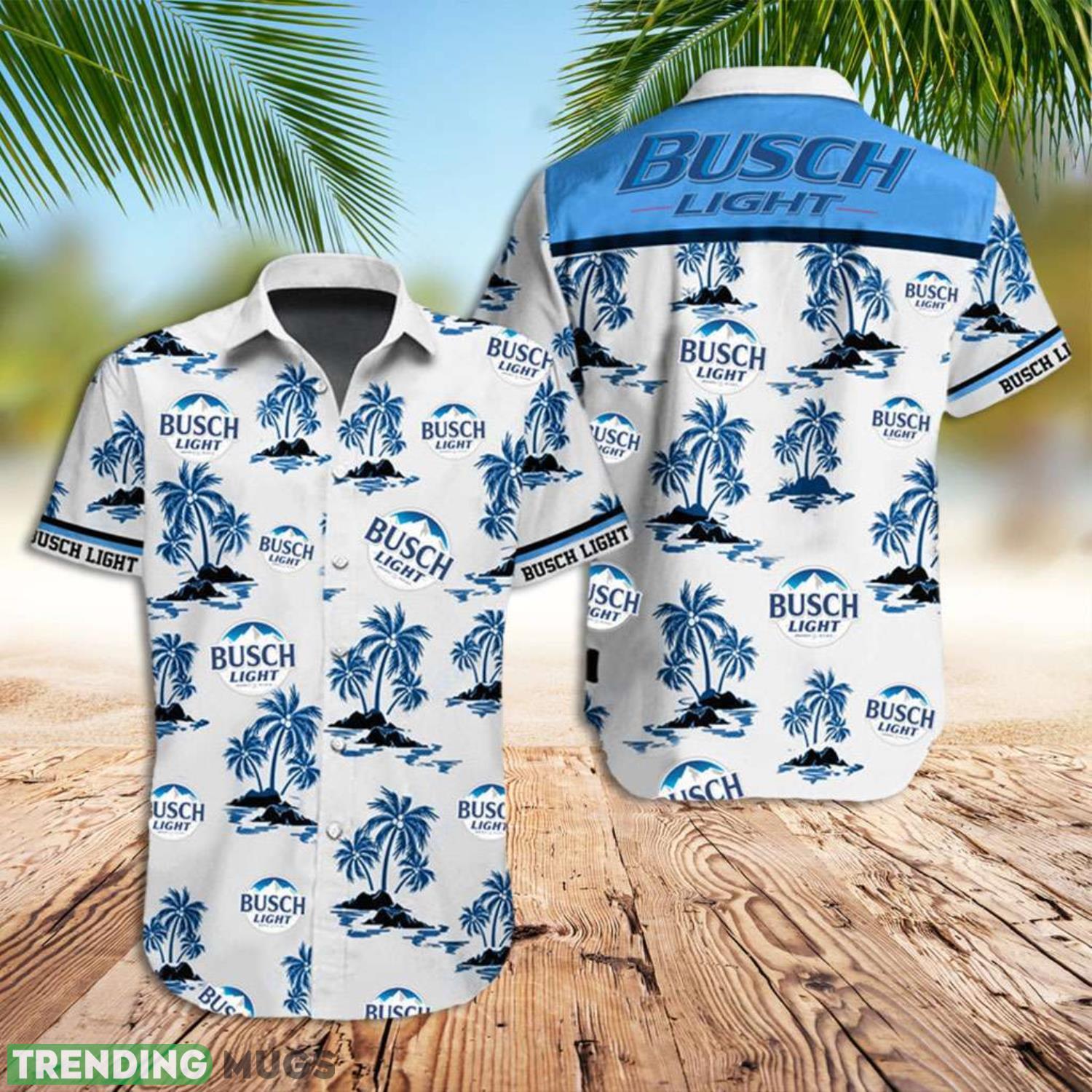 Busch Light Beer Lovers Tropical Trees Busch Light Hawaiian Shirt Summer Gift For Men And Women Product Photo 1 Busch Light Beer Lovers Tropical Trees Busch Light Hawaiian Shirt Summer Gift For Men And Women Product Photo 1