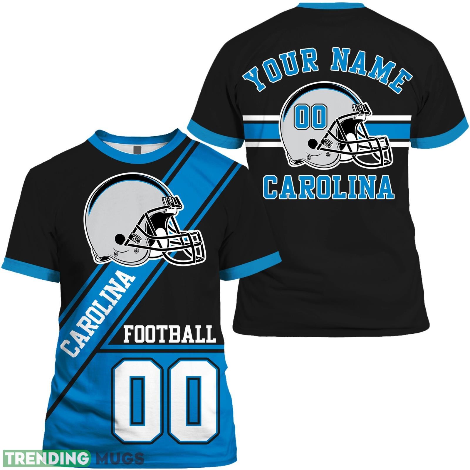 Carolina Custom Name And Number 3D T- Shirt Carolina Football Gift For Fans Product Photo 1 Carolina Custom Name And Number 3D T- Shirt Carolina Football Gift For Fans Product Photo 1