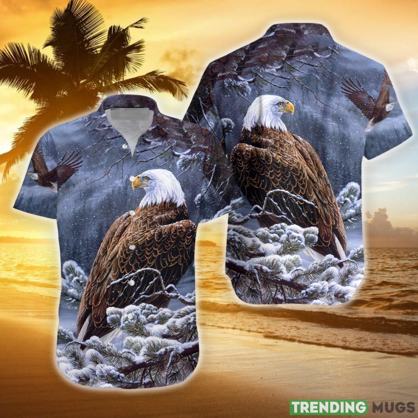 Eagle Hawaiian Shirt Blue Aloha Hawaiian Shirt Product Photo 1 Eagle Hawaiian Shirt Blue Aloha Hawaiian Shirt Product Photo 1