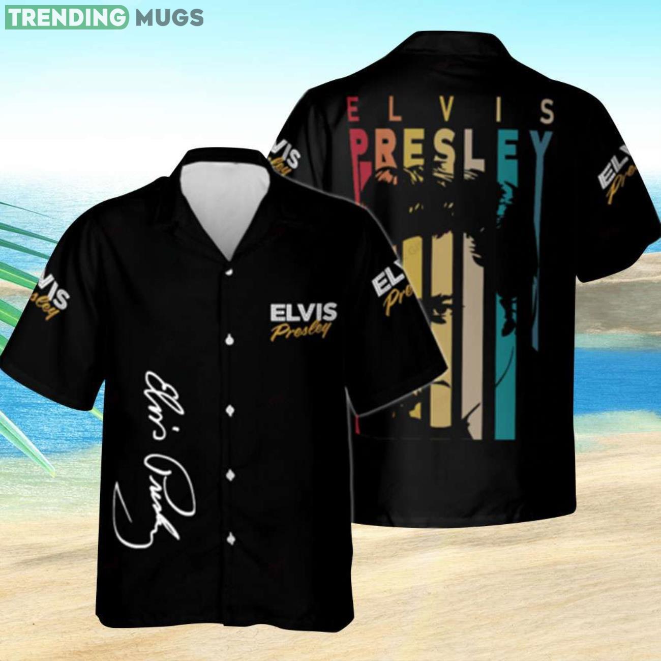 Elvis Cute Summer Gift Elvis Presley Signature Hawaiian Shirt Product Photo 1 Elvis Cute Summer Gift Elvis Presley Signature Hawaiian Shirt Product Photo 1