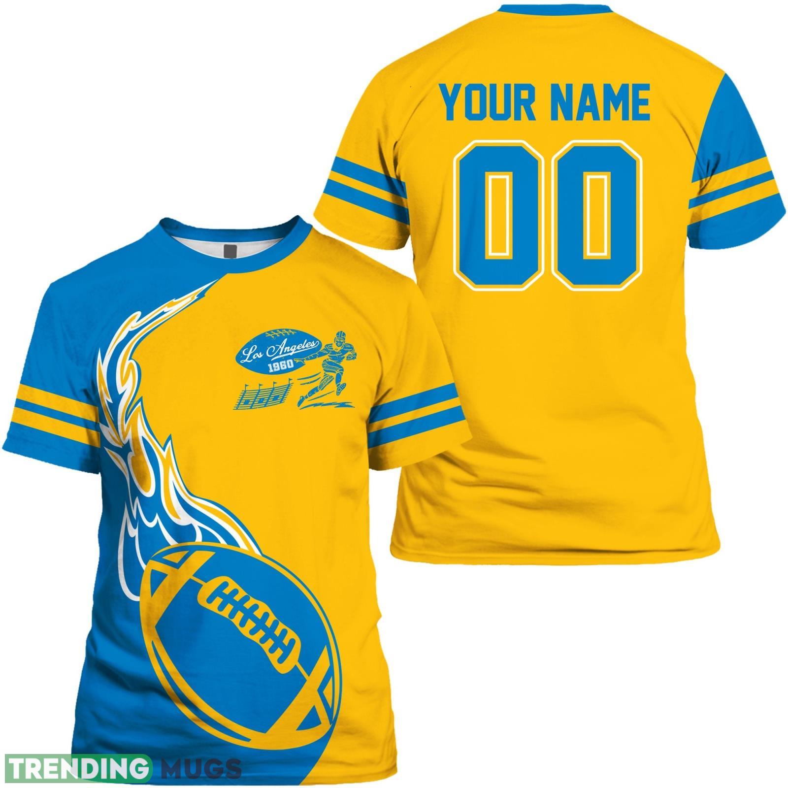 Fans Gift Custom Name And Number For Men Women Los Angeles 3D T- Shirt Product Photo 1 Fans Gift Custom Name And Number For Men Women Los Angeles 3D T- Shirt Product Photo 1