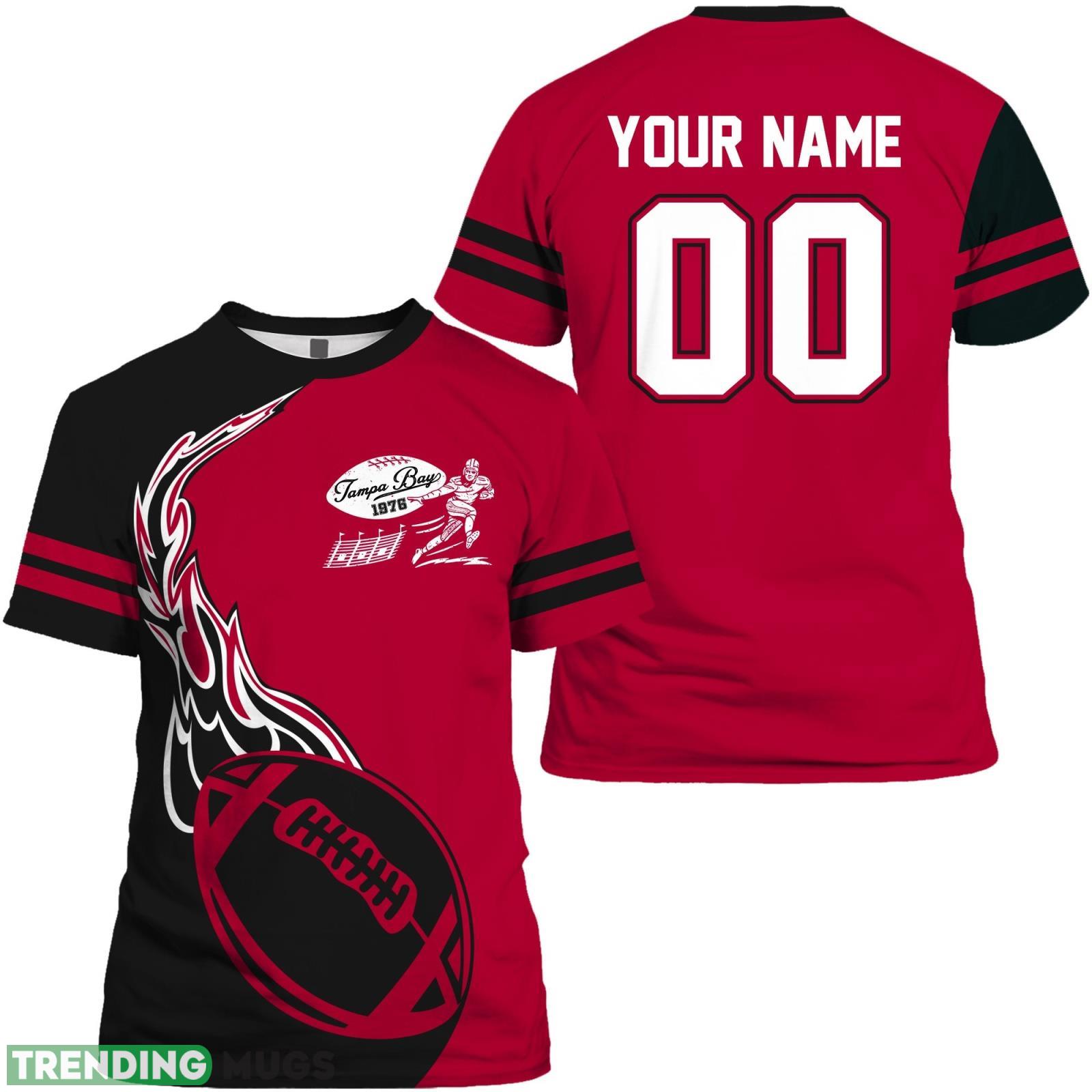 Fans Gift Custom Name And Number For Men Women Tampa 3D T- Shirt Product Photo 1 Fans Gift Custom Name And Number For Men Women Tampa 3D T- Shirt Product Photo 1