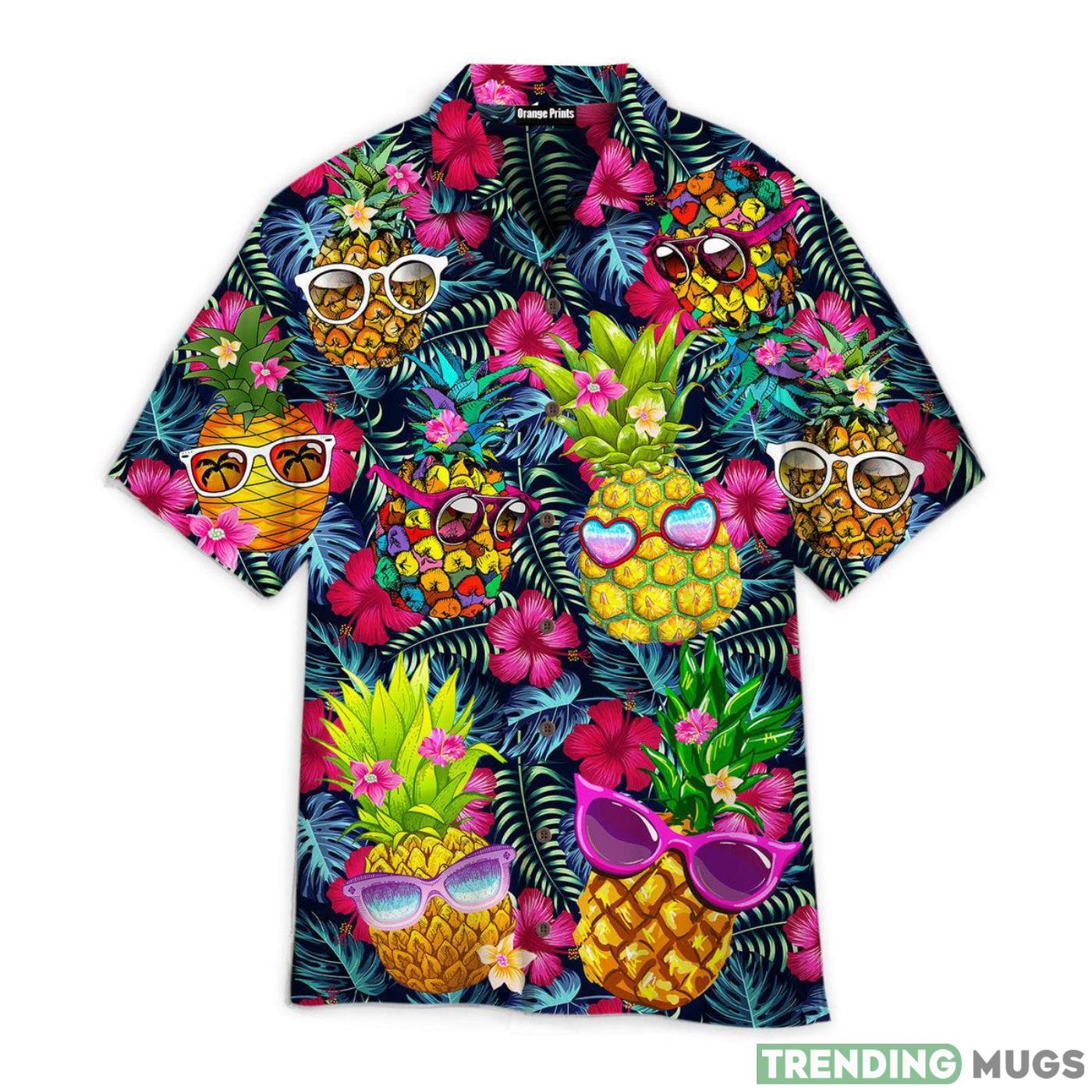 Fruit Pineapple Love Summer Tropical Aloha Hawaiian Shirt Product Photo 1 Fruit Pineapple Love Summer Tropical Aloha Hawaiian Shirt Product Photo 1
