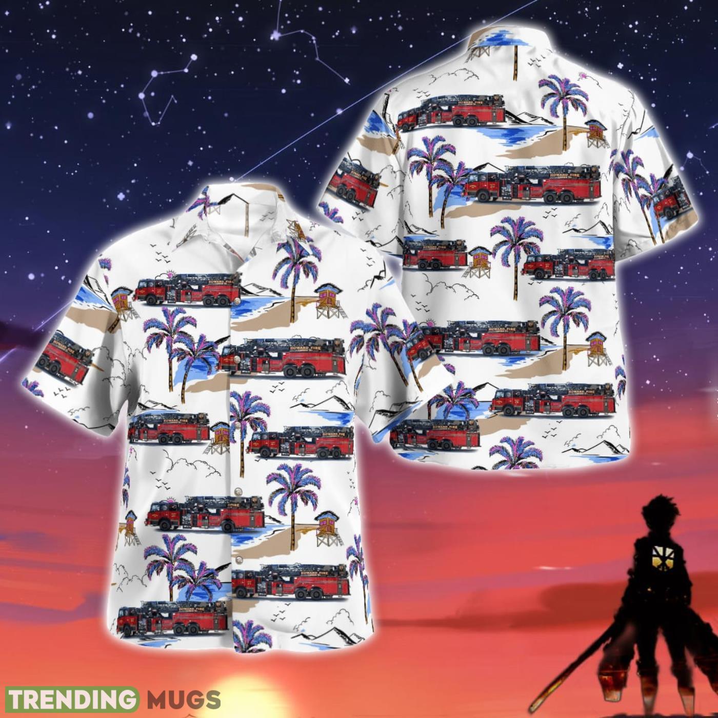 Green Bay Wisconsin Howard Fire Rescue 3D Hawaiian Shirt Beach Gift For Men And Women Product Photo 1 Green Bay Wisconsin Howard Fire Rescue 3D Hawaiian Shirt Beach Gift For Men And Women Product Photo 1