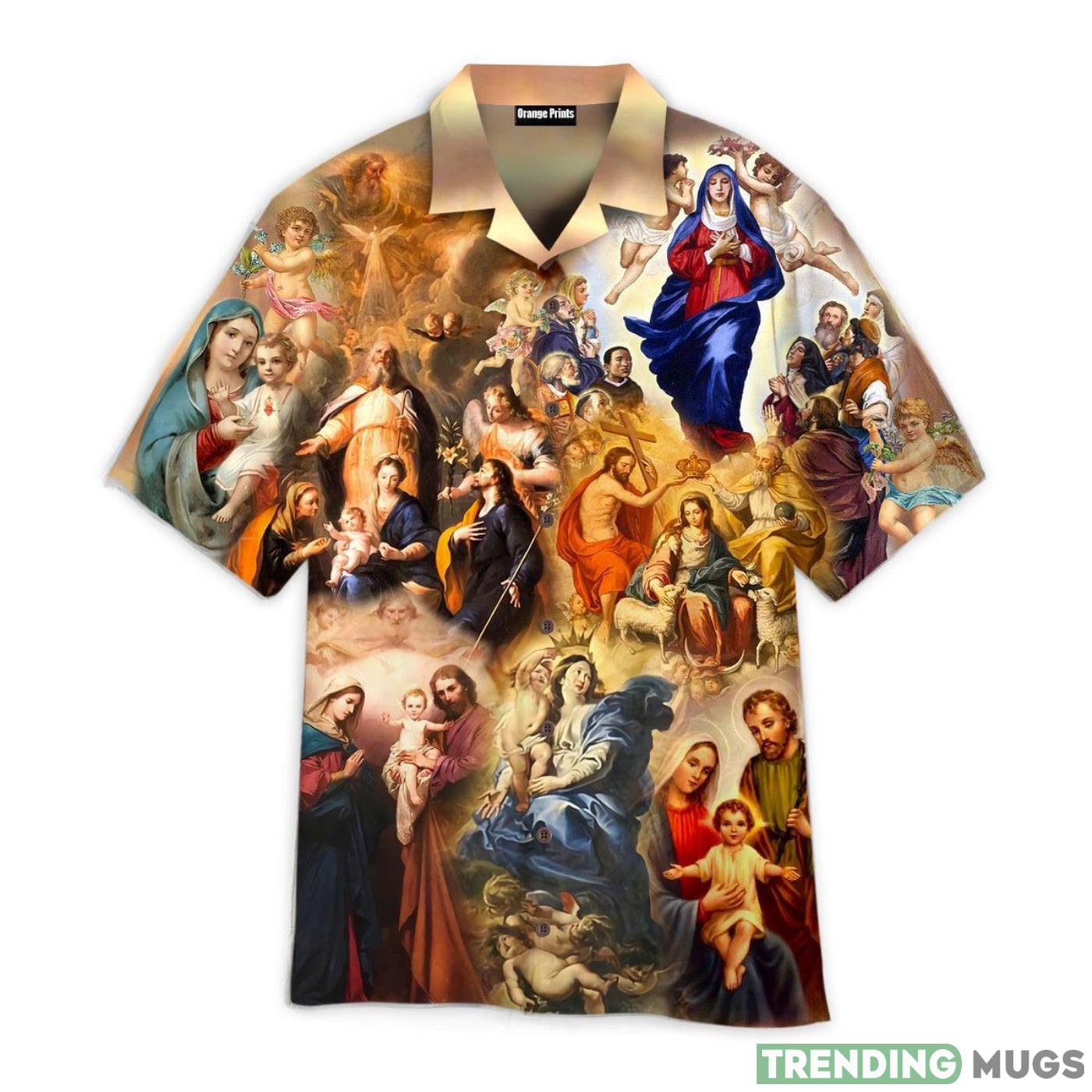 Mary's Coronation Aloha Hawaiian Shirt Product Photo 1 Mary's Coronation Aloha Hawaiian Shirt Product Photo 1