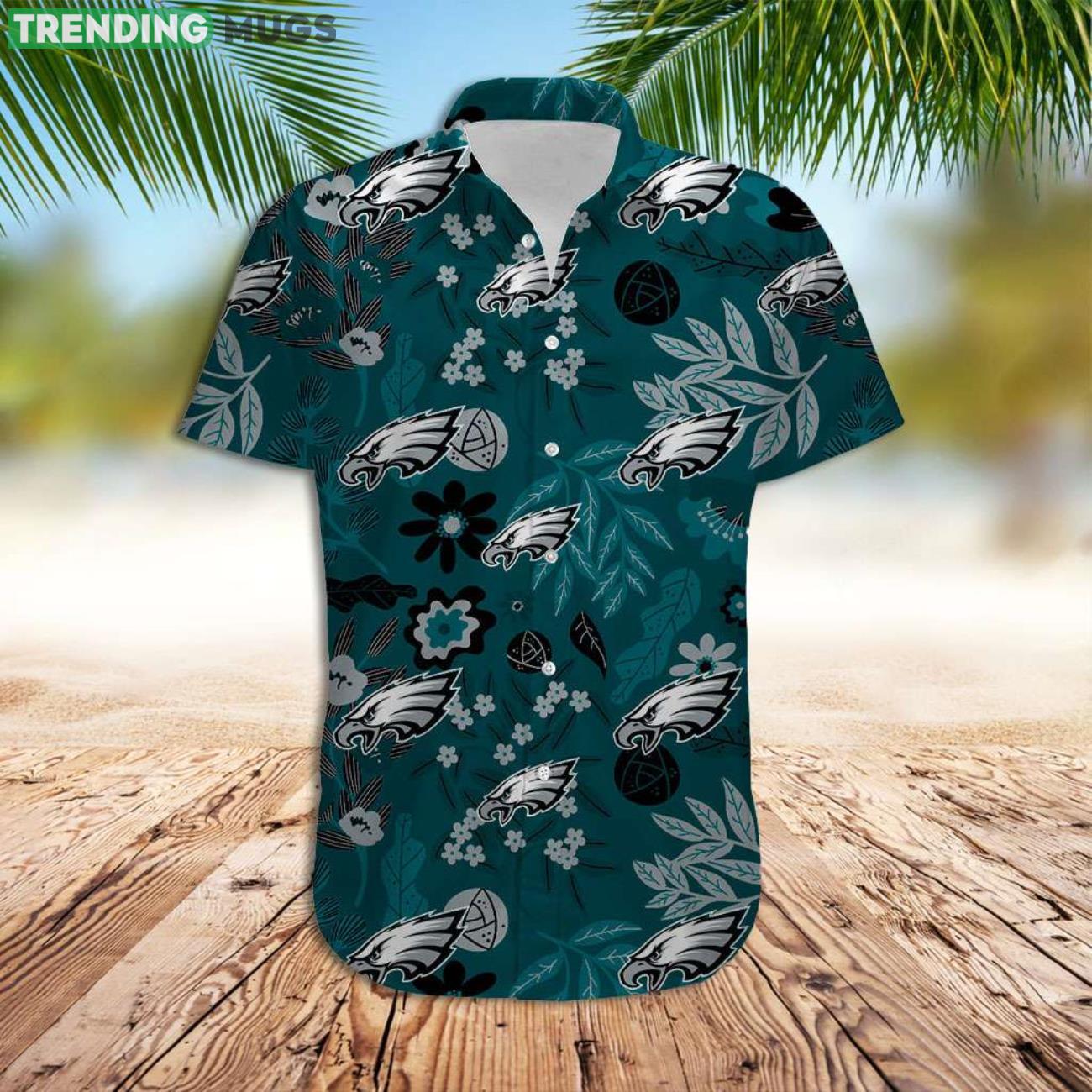 Philadelphia Eagles Cute Summer Gift Eagles Aloha Hawaiian Shirt Product Photo 1 Philadelphia Eagles Cute Summer Gift Eagles Aloha Hawaiian Shirt Product Photo 1