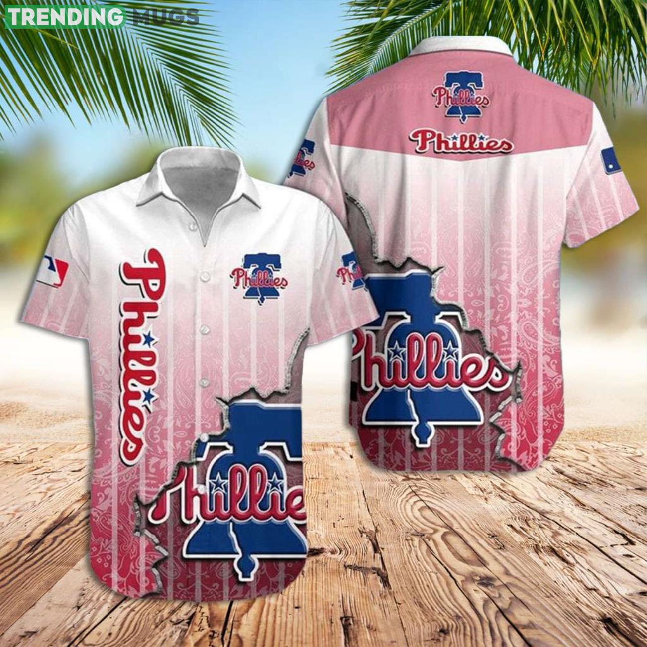 Phillies Cute Summer Gift Phillies Pink Hawaiian Shirt Product Photo 1 Phillies Cute Summer Gift Phillies Pink Hawaiian Shirt Product Photo 1
