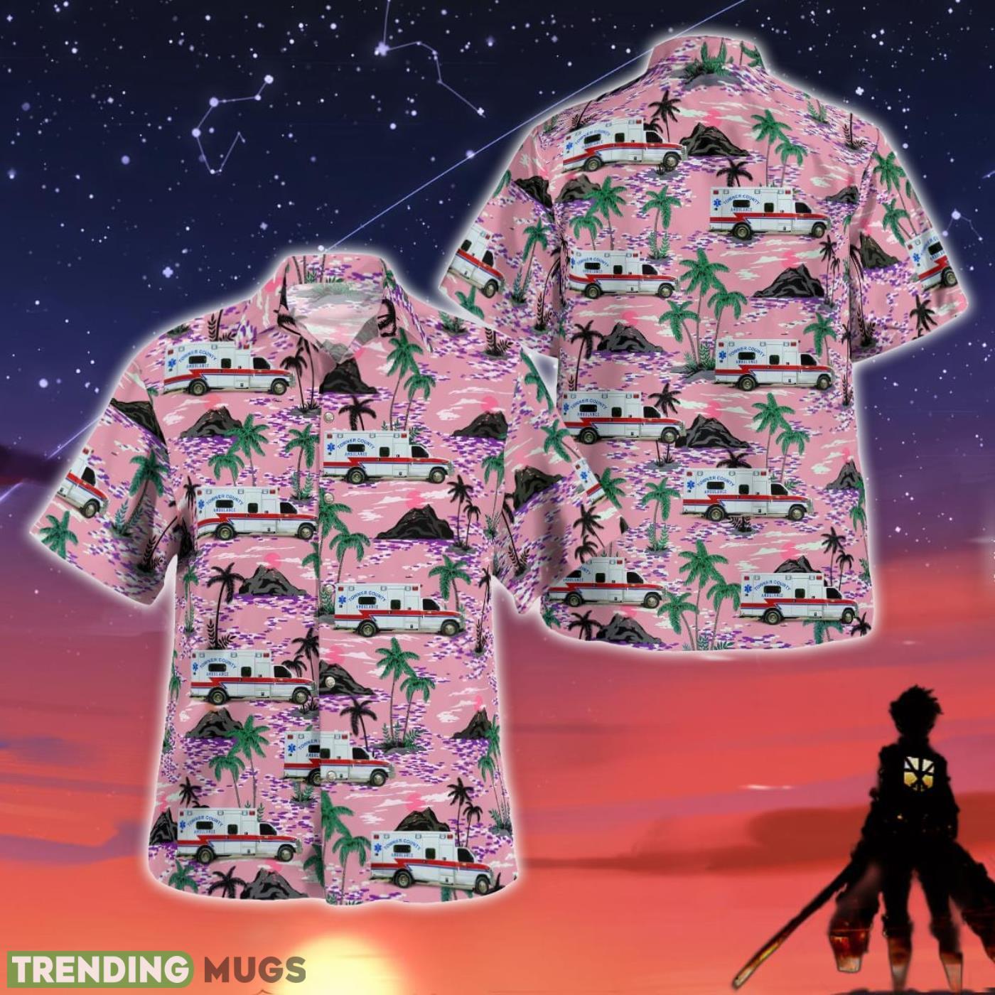 Towner County Ambulance Service Cando North Dakota 3D Hawaiian Shirt Beach Gift For Men And Women Product Photo 1 Towner County Ambulance Service Cando North Dakota 3D Hawaiian Shirt Beach Gift For Men And Women Product Photo 1