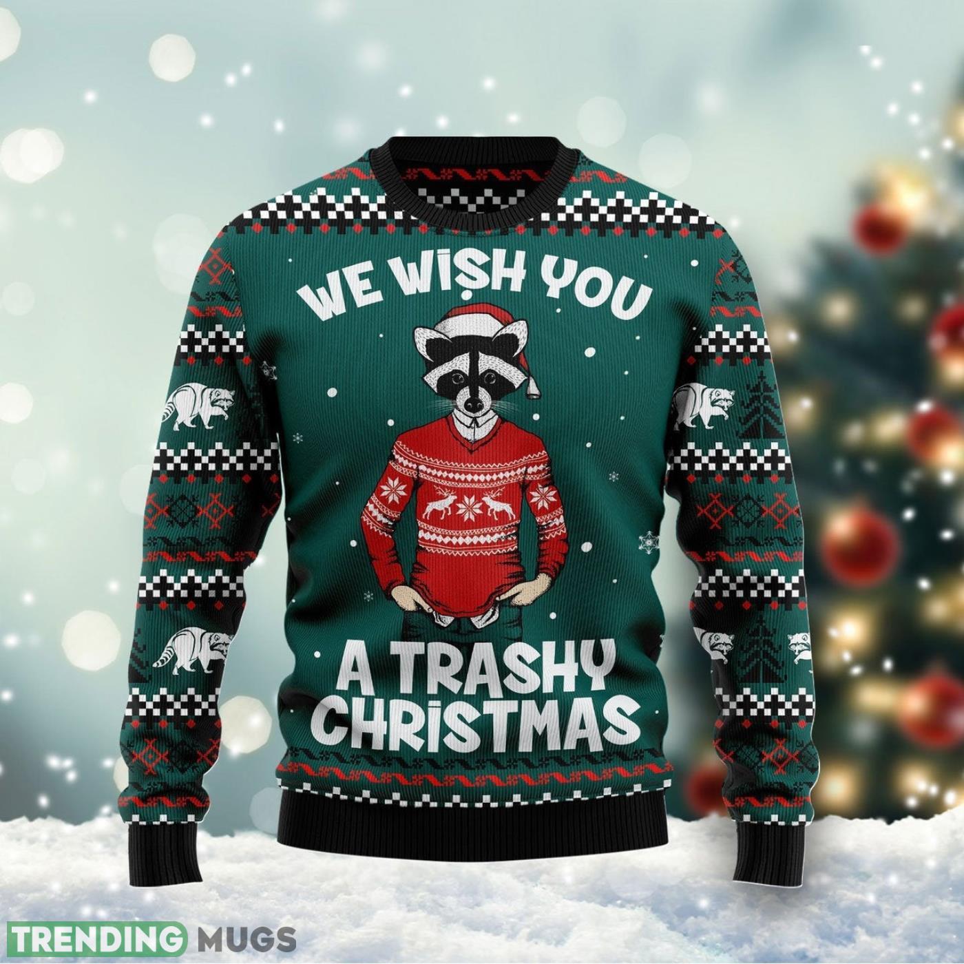 A Trashy Christmas Ugly Christmas Sweater Cute Christmas Gift For Men And Women Product Photo 1 A Trashy Christmas Ugly Christmas Sweater Cute Christmas Gift For Men And Women Product Photo 1
