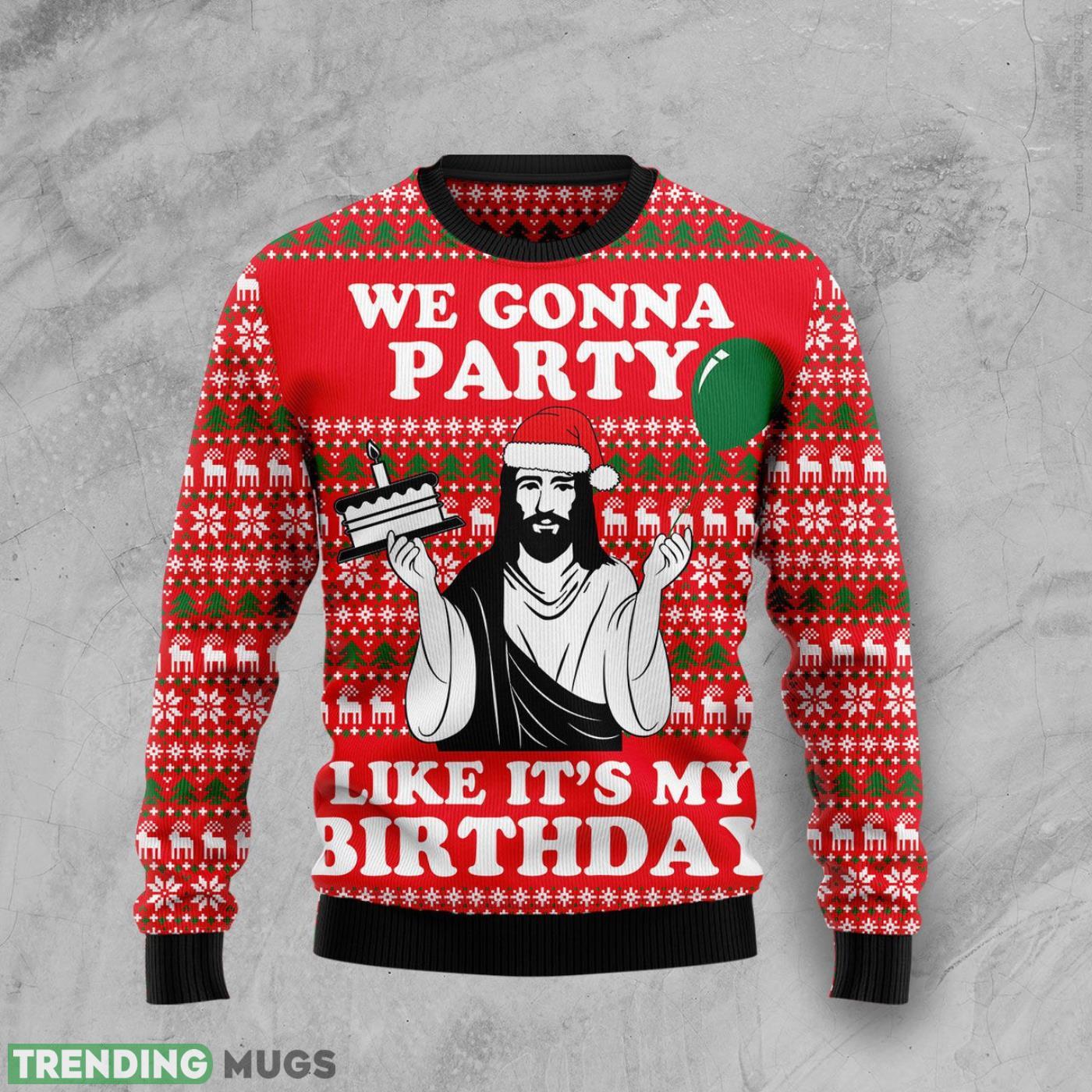 Christian Party Ugly Christmas Sweater Cute Christmas Gift For Men And Women Product Photo 1 Christian Party Ugly Christmas Sweater Cute Christmas Gift For Men And Women Product Photo 1