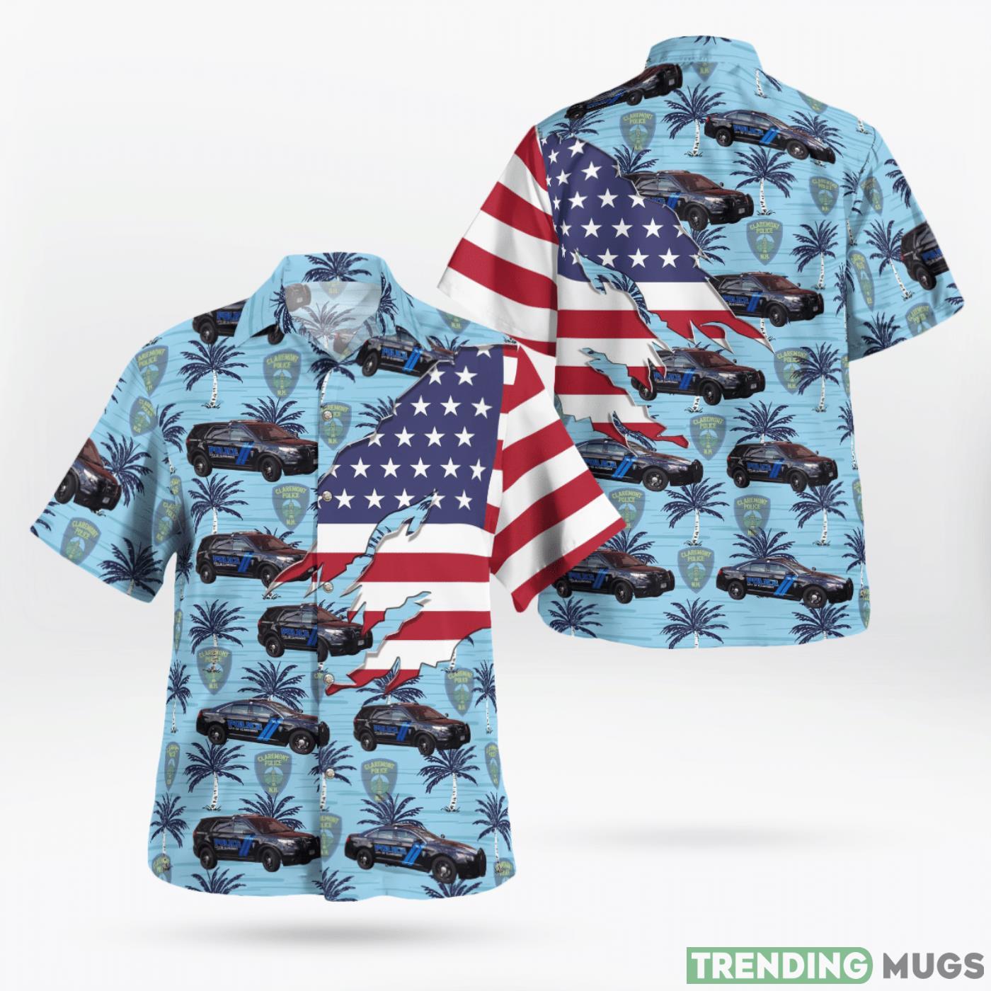 Claremont New Hampshire Claremont Police Department 3D All Over Print Hawaiian Shirt Product Photo 1 Claremont New Hampshire Claremont Police Department 3D All Over Print Hawaiian Shirt Product Photo 1