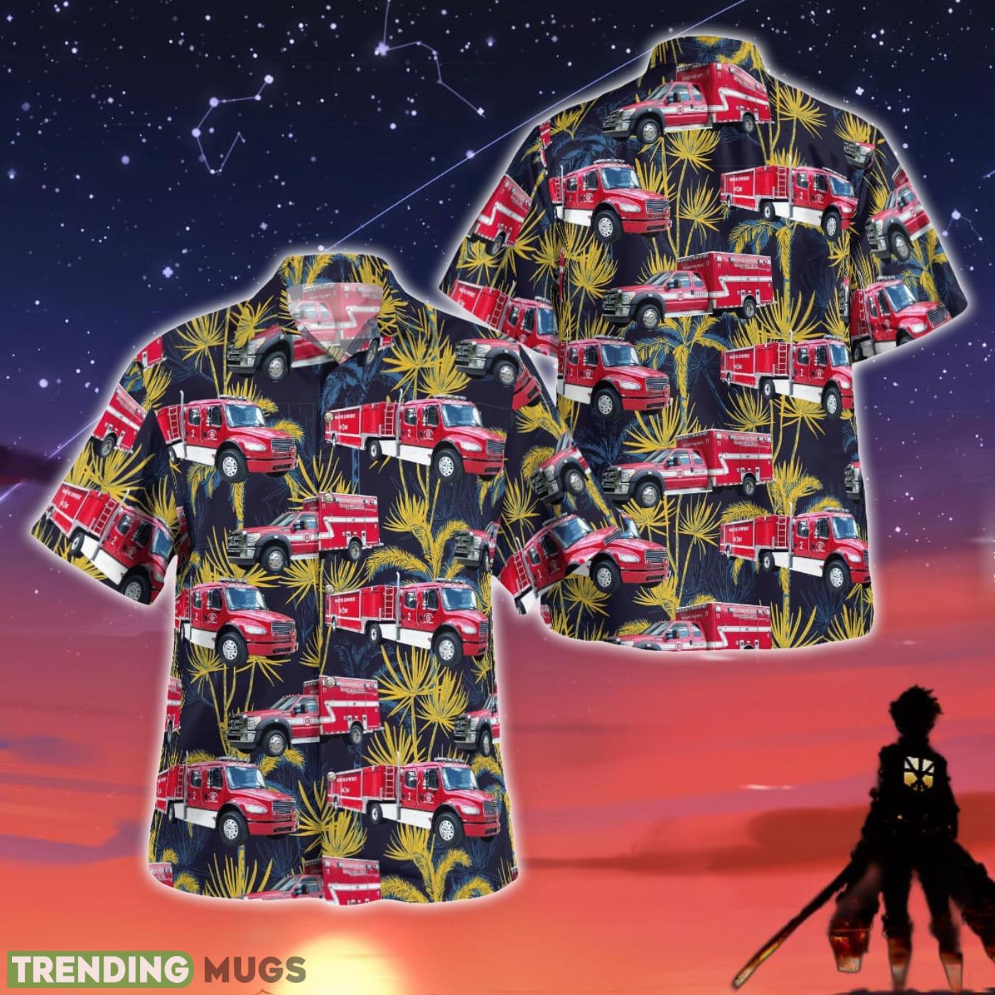 Hoover Fire Department Alabama Men And Women Summer Gift Hawaiian Shirt Product Photo 1