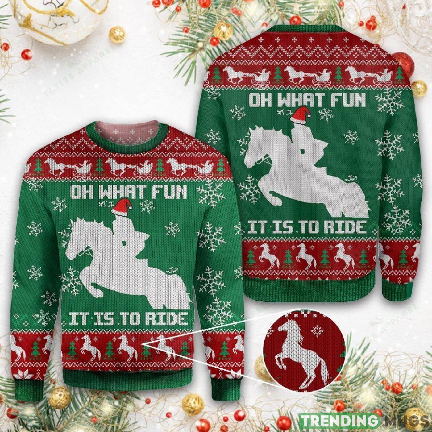Horse Lover Ugly Christmas Sweater Cute Christmas Gift For Men And Women Product Photo 1 Horse Lover Ugly Christmas Sweater Cute Christmas Gift For Men And Women Product Photo 1