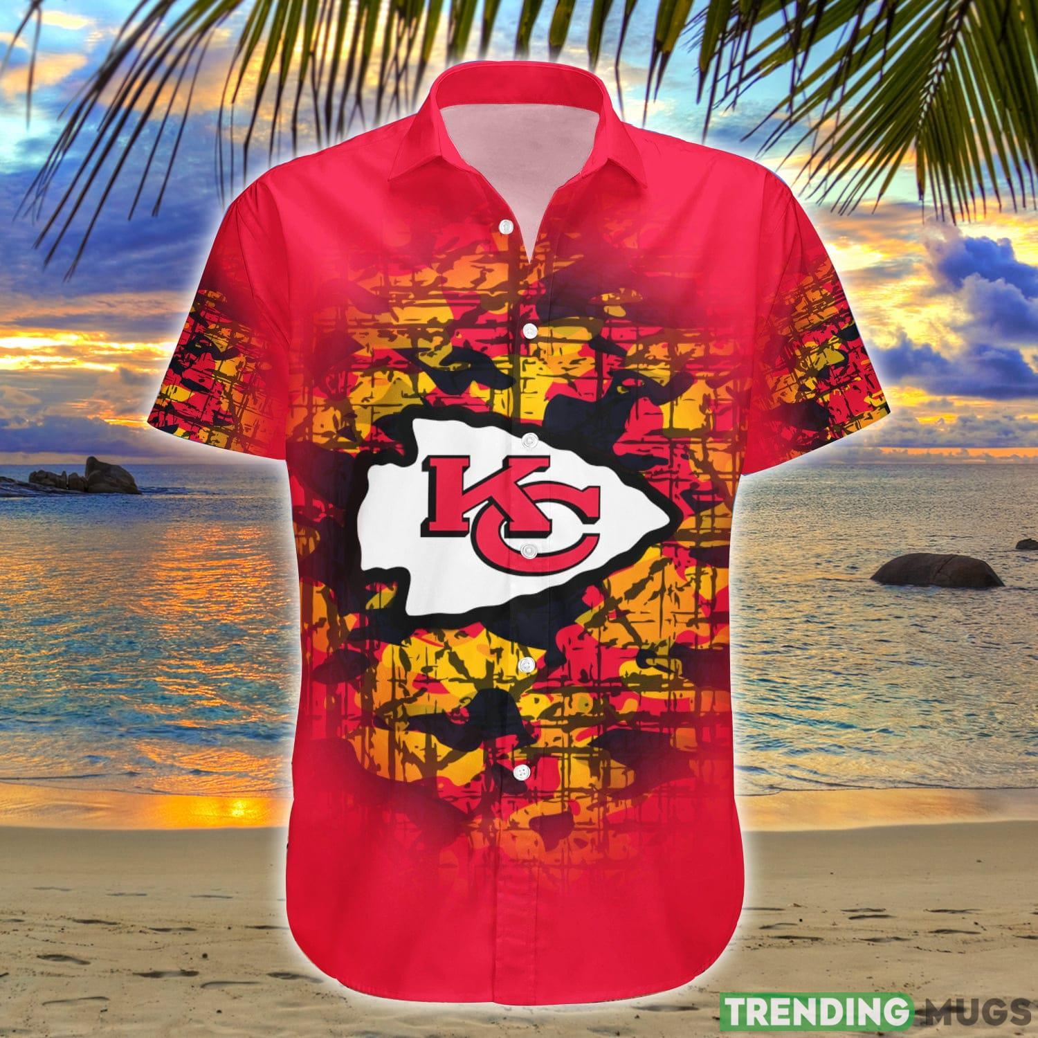 Kansas City Chiefs NFL Camouflage Vintage Custom Name And Number Hawaiian Shirt Summer Gift For Fans Product Photo 1 Kansas City Chiefs NFL Camouflage Vintage Custom Name And Number Hawaiian Shirt Summer Gift For Fans Product Photo 1