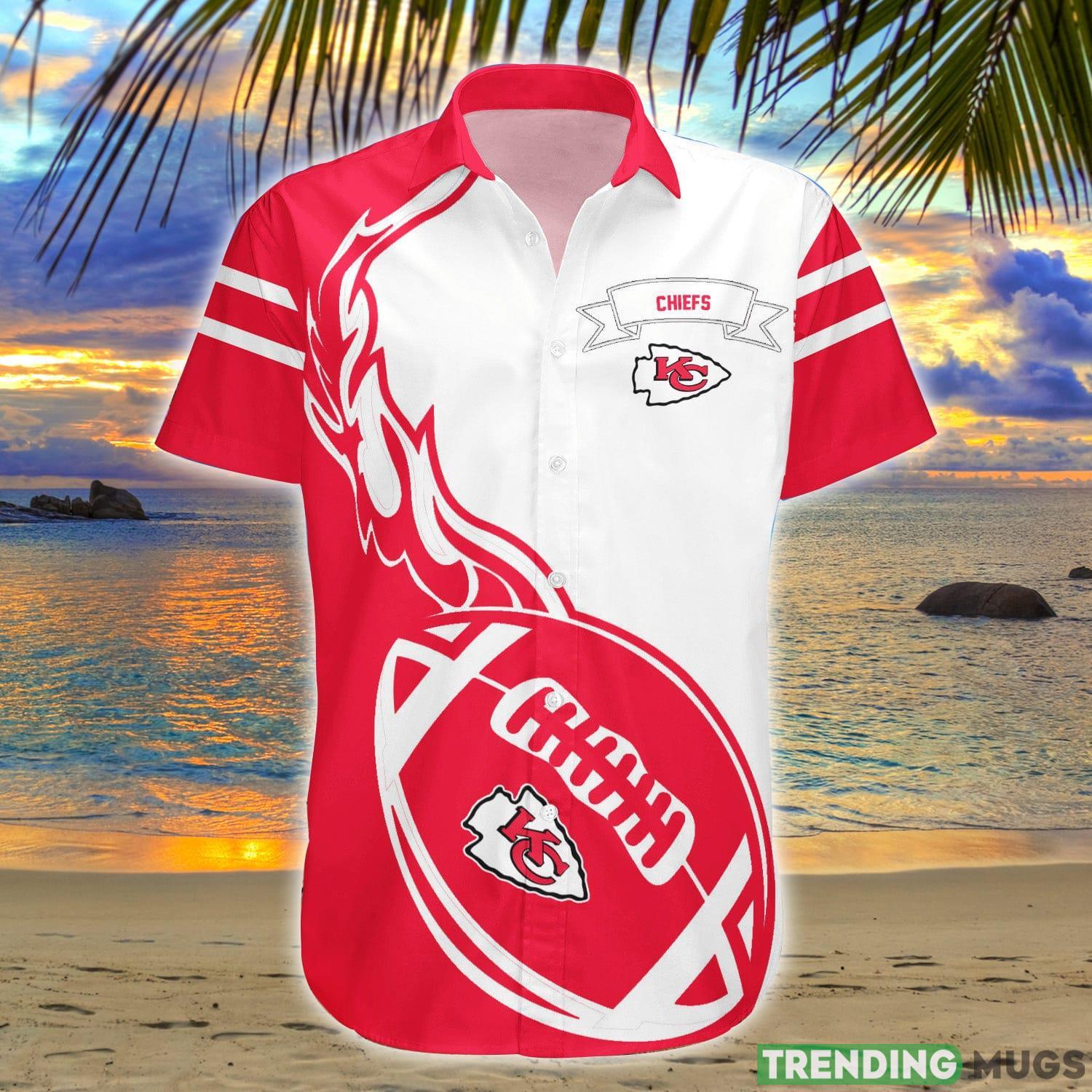 Kansas City Chiefs NFL Flame Ball Hawaiian Shirt For Fans Product Photo 1 Kansas City Chiefs NFL Flame Ball Hawaiian Shirt For Fans Product Photo 1
