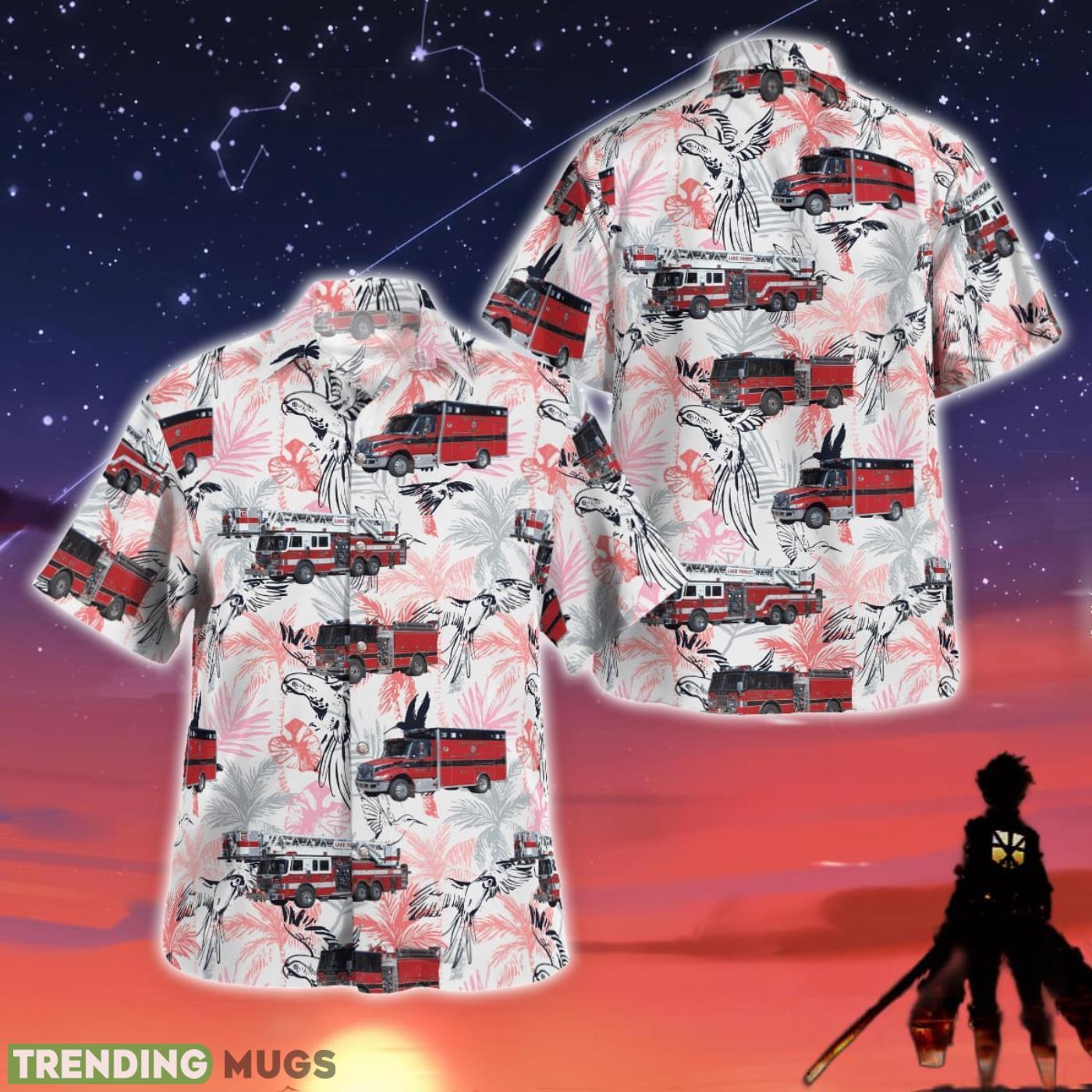 Lake Forest, Illinois, Lake Forest Fire Department Station 1 – Headquarters Hawaiian Shirt Beach Gift For Men And Women Product Photo 1 Lake Forest, Illinois, Lake Forest Fire Department Station 1 – Headquarters Hawaiian Shirt Beach Gift For Men And Women Product Photo 1