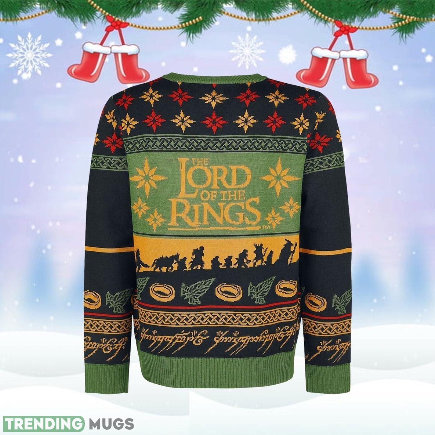LOTR Ugly Christmas Sweater Cute Christmas Gift For Men And Women Product Photo 1 LOTR Ugly Christmas Sweater Cute Christmas Gift For Men And Women Product Photo 1