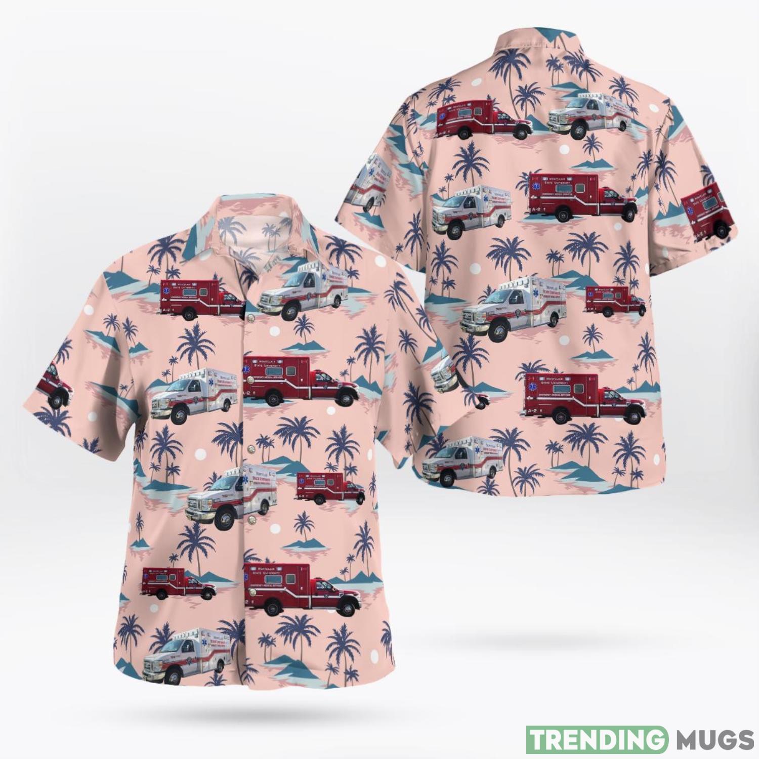 Montclair New Jersey Montclair State University EMS 3D All Over Print Hawaiian Shirt Product Photo 1 Montclair New Jersey Montclair State University EMS 3D All Over Print Hawaiian Shirt Product Photo 1