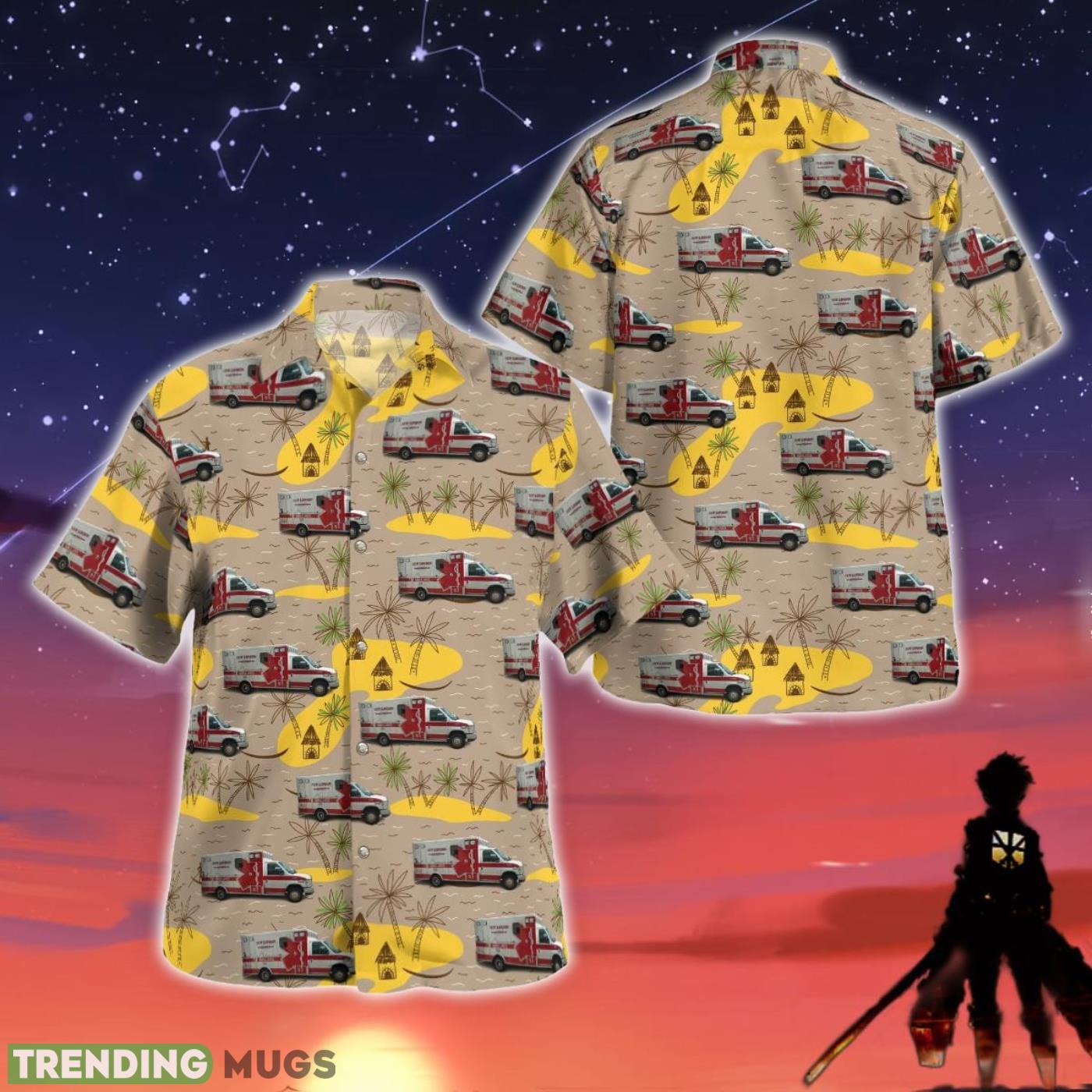 New London Ambulance Services New London Minnesota Hawaiian Shirt Beach Gift Product Photo 1